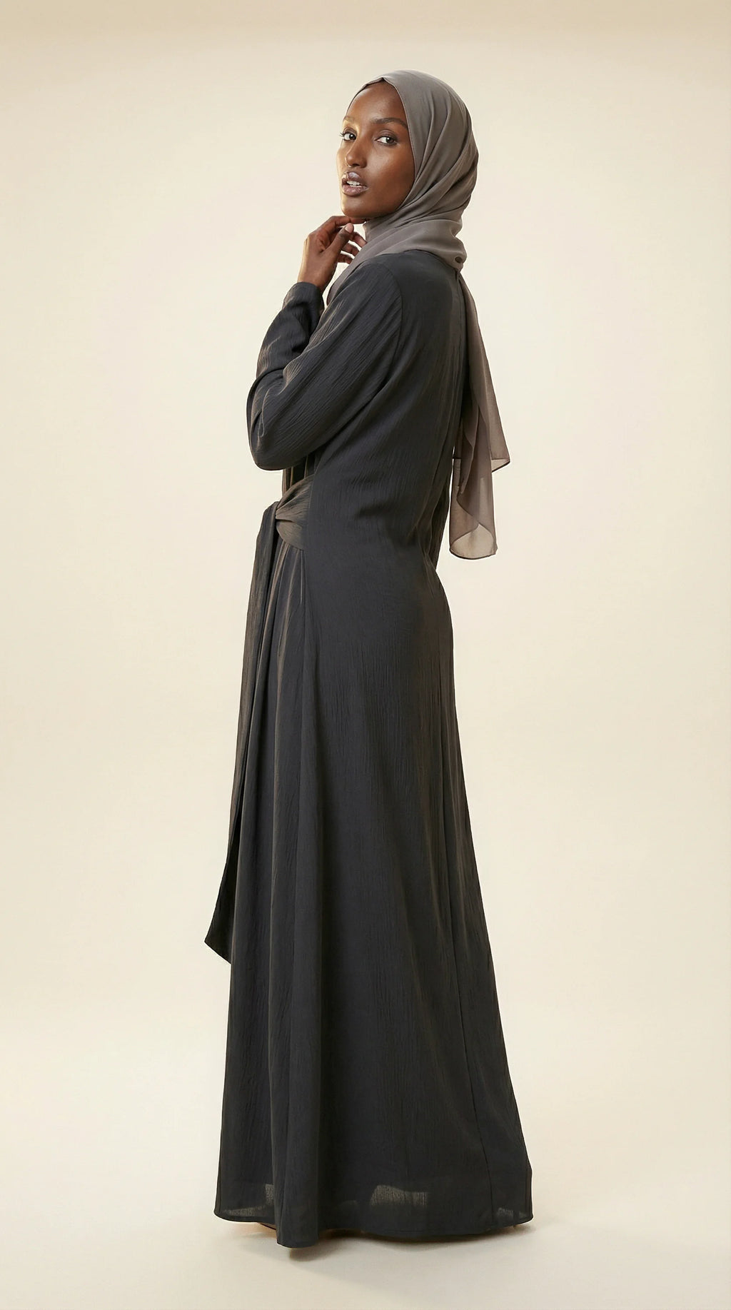 BELTAURA™ Tie-Waist Abaya