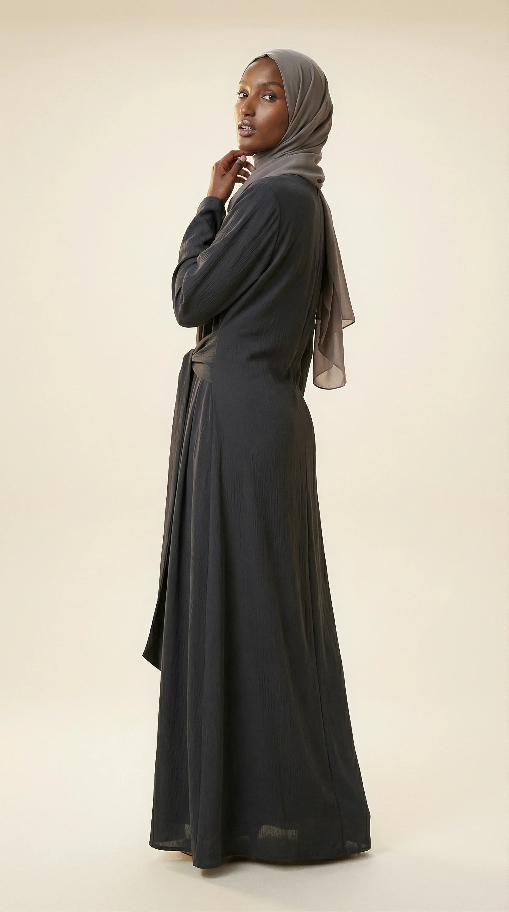 BELTAURA™ Tie-Waist Abaya