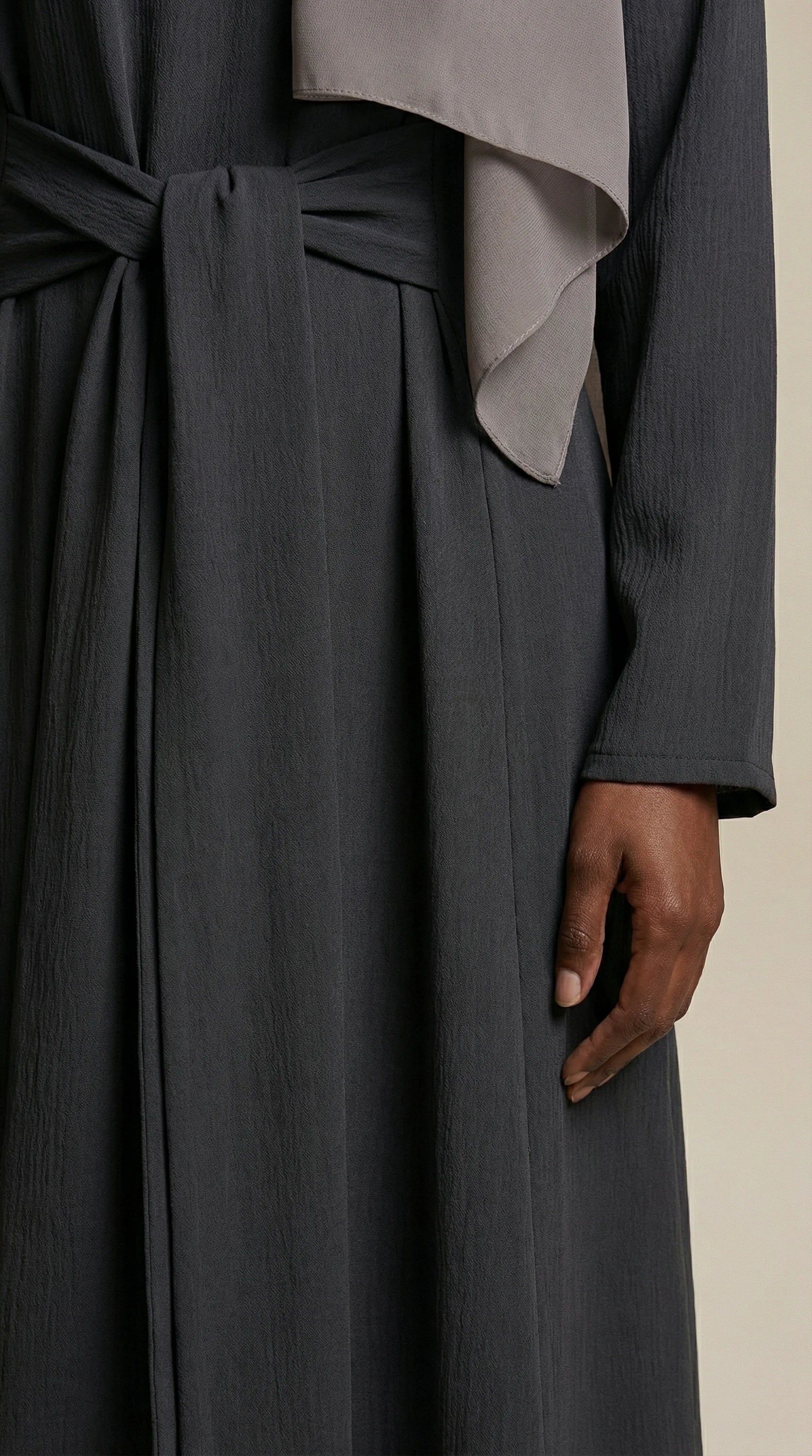 BELTAURA™ Tie-Waist Abaya