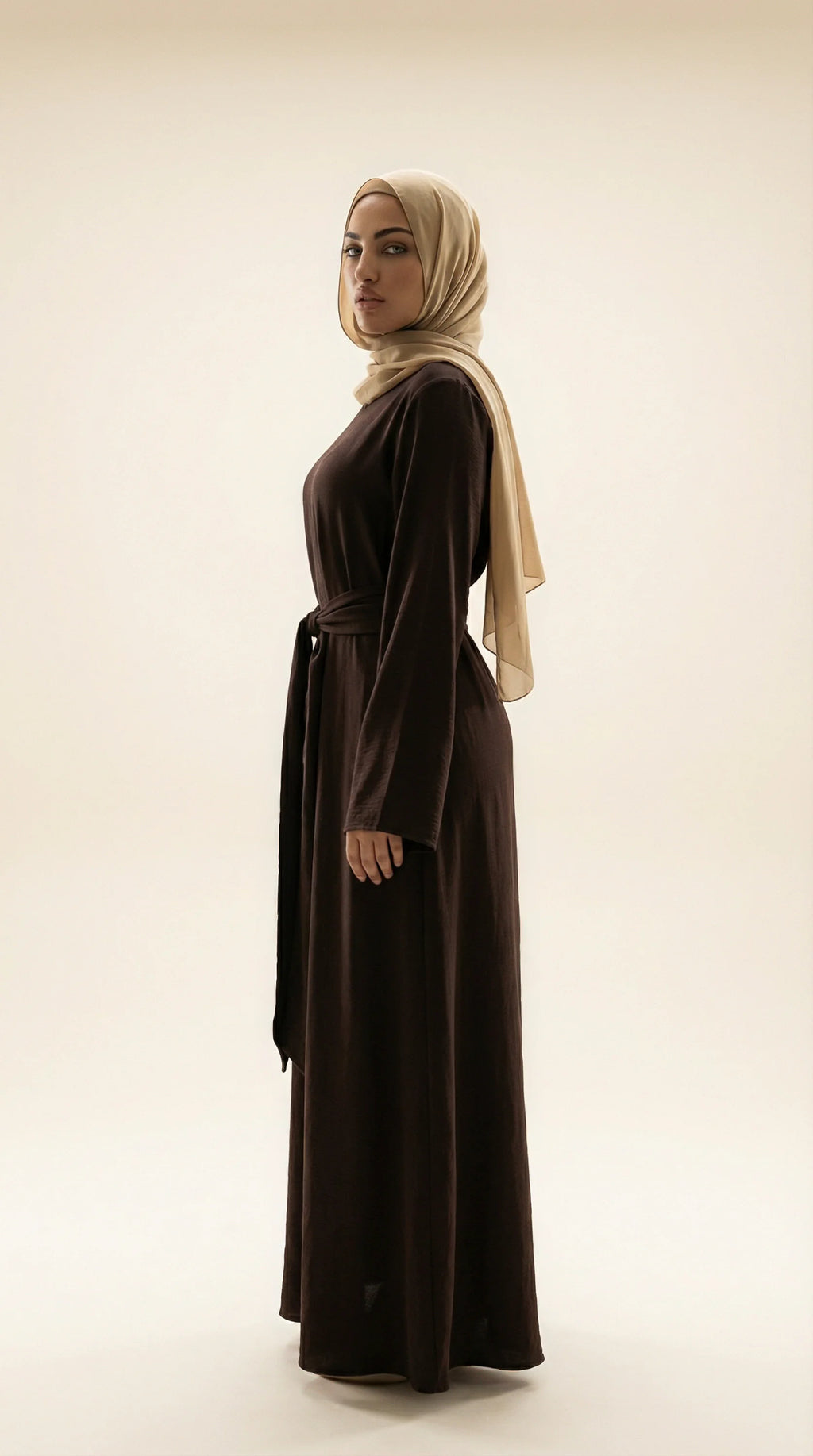 BELTAURA™ Tie-Waist Abaya