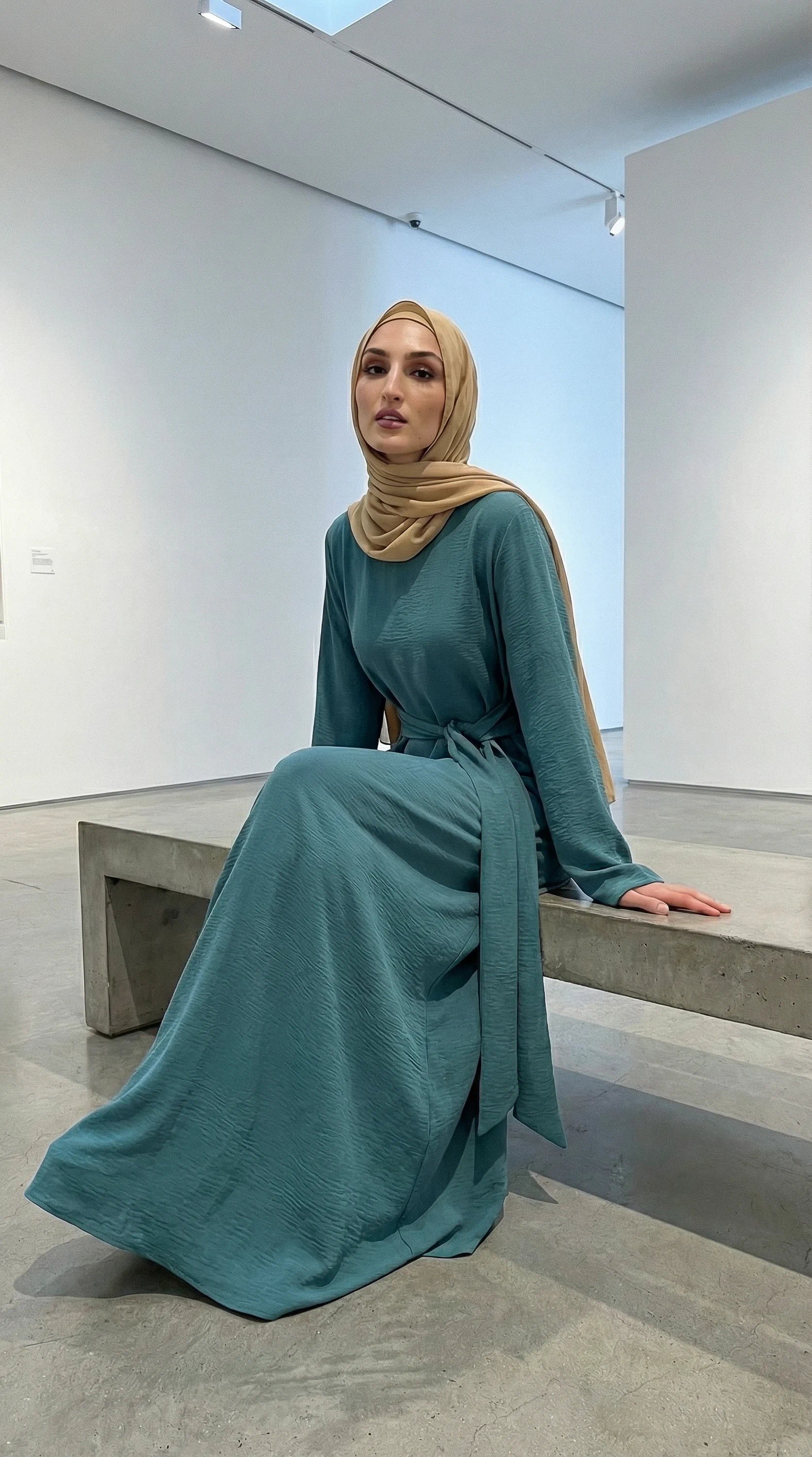 BELTAURA™ Tie-Waist Abaya