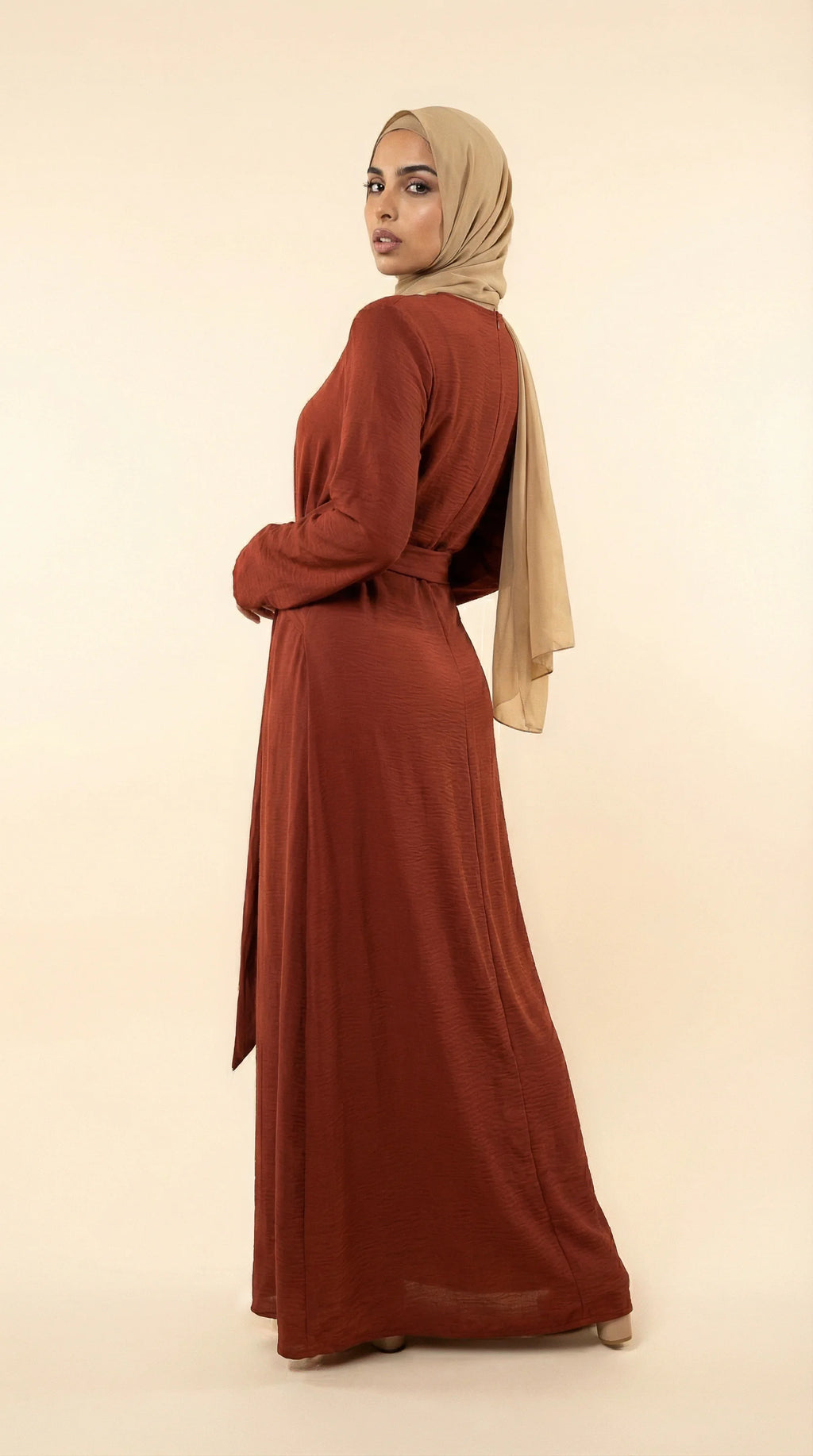 BELTAURA™ Tie-Waist Abaya