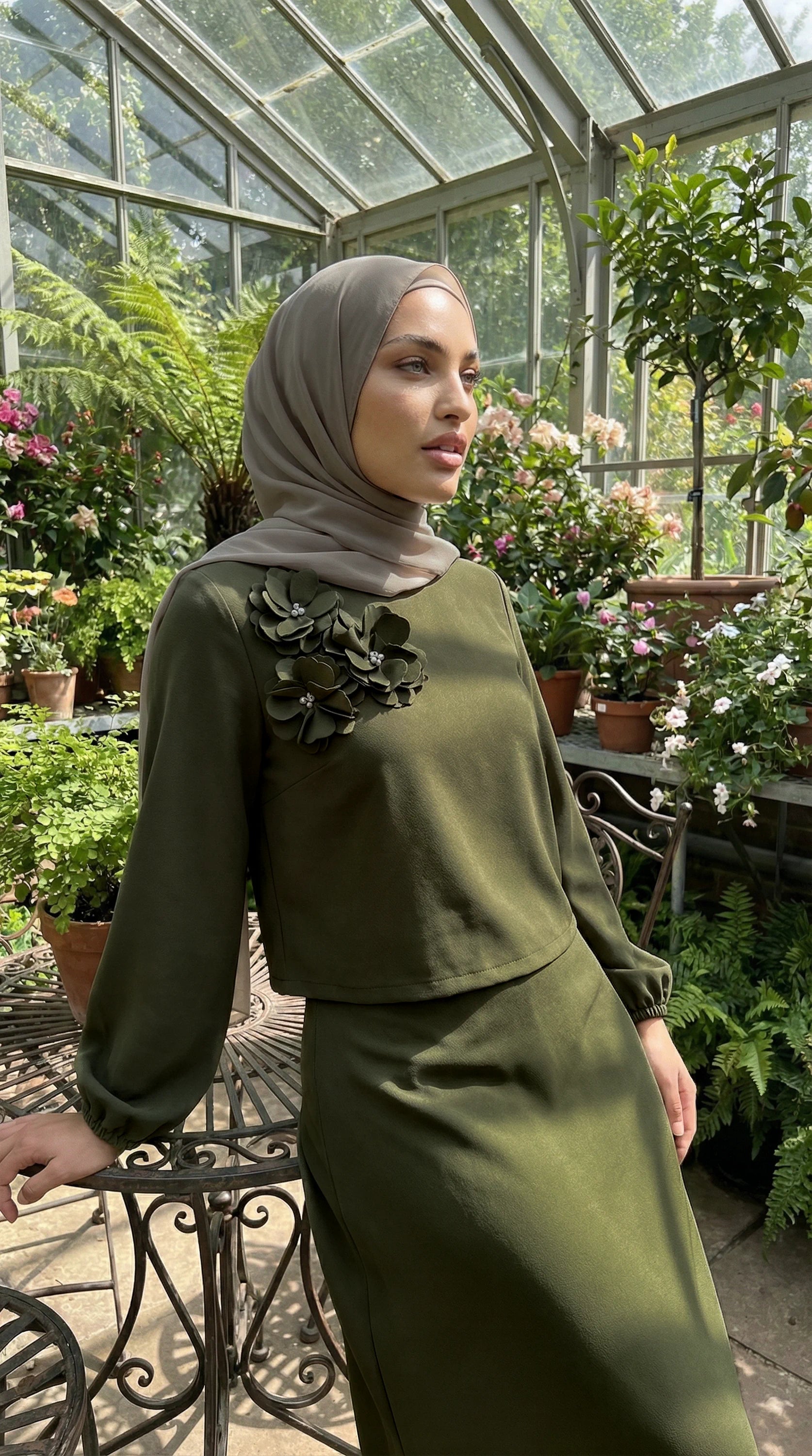 COHERA™ Rosette Skirt Set
