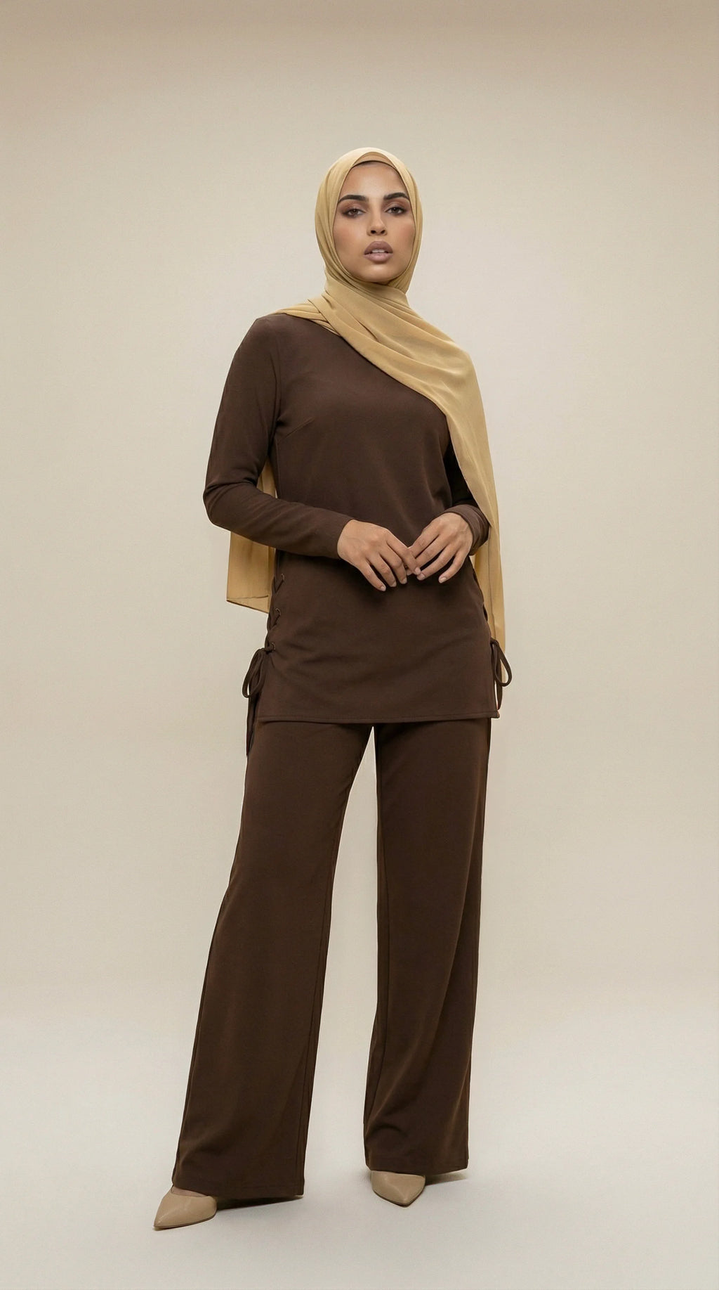 COHERA™ Side-Tie Tunic Set