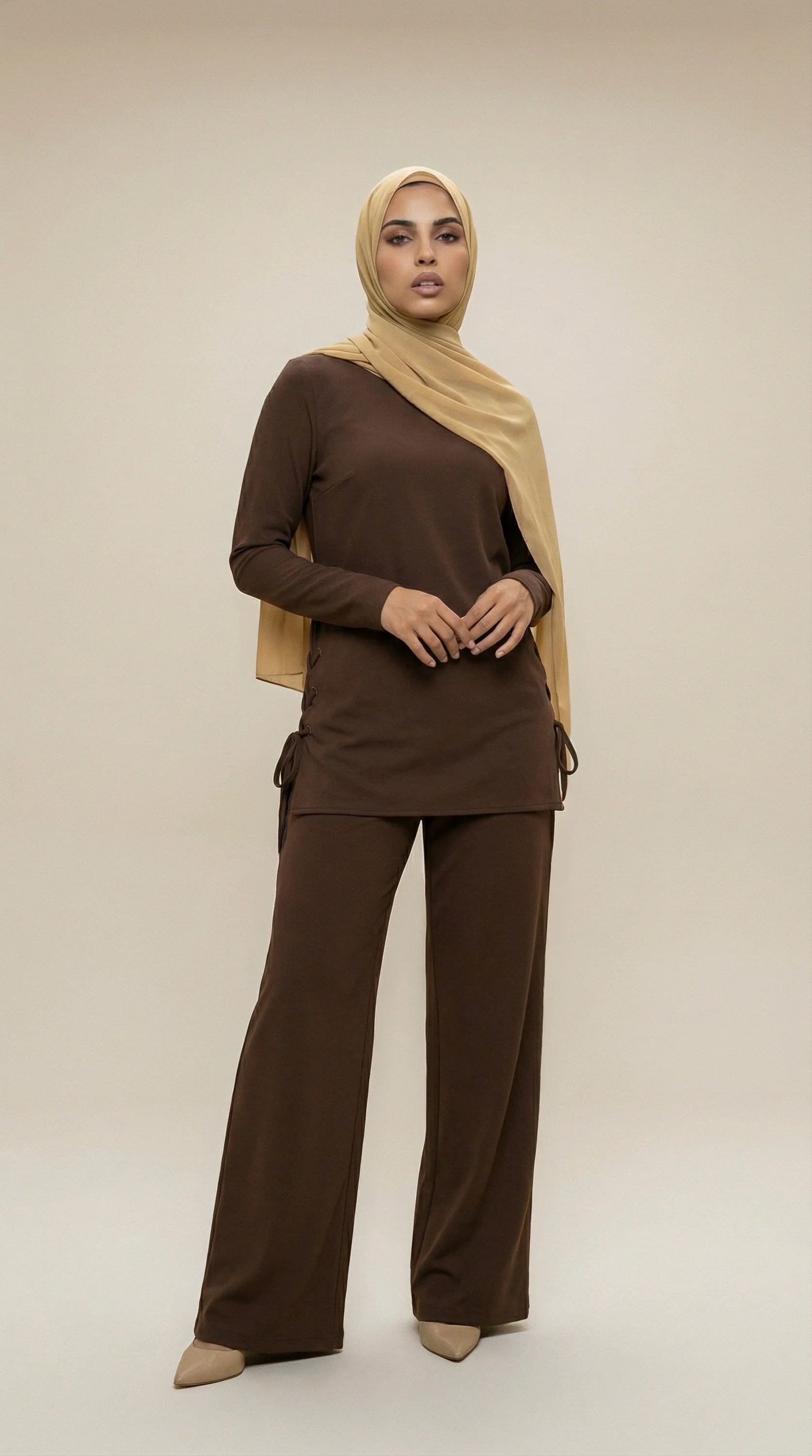 COHERA™ Side-Tie Tunic Set