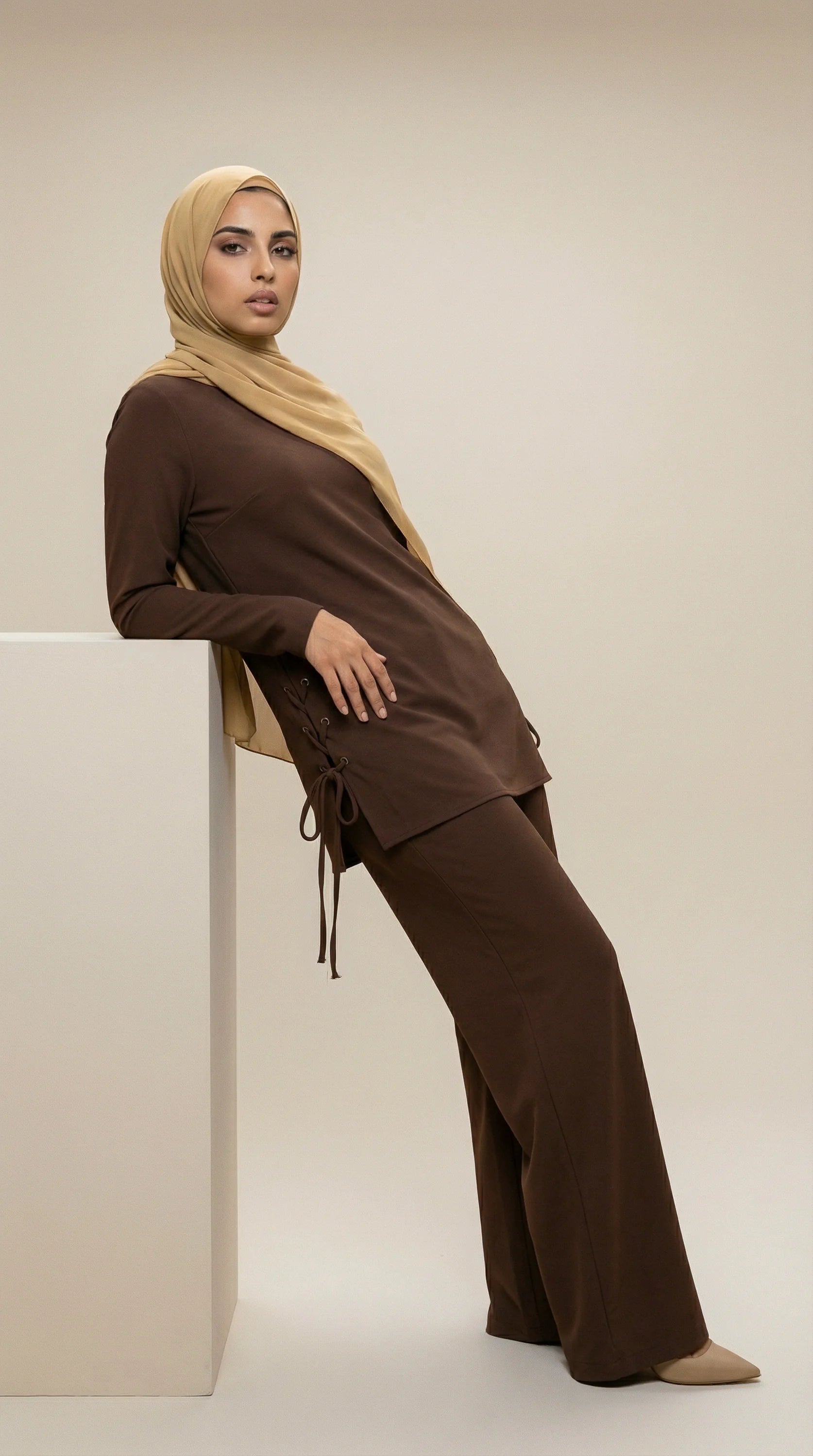 COHERA™ Side-Tie Tunic Set