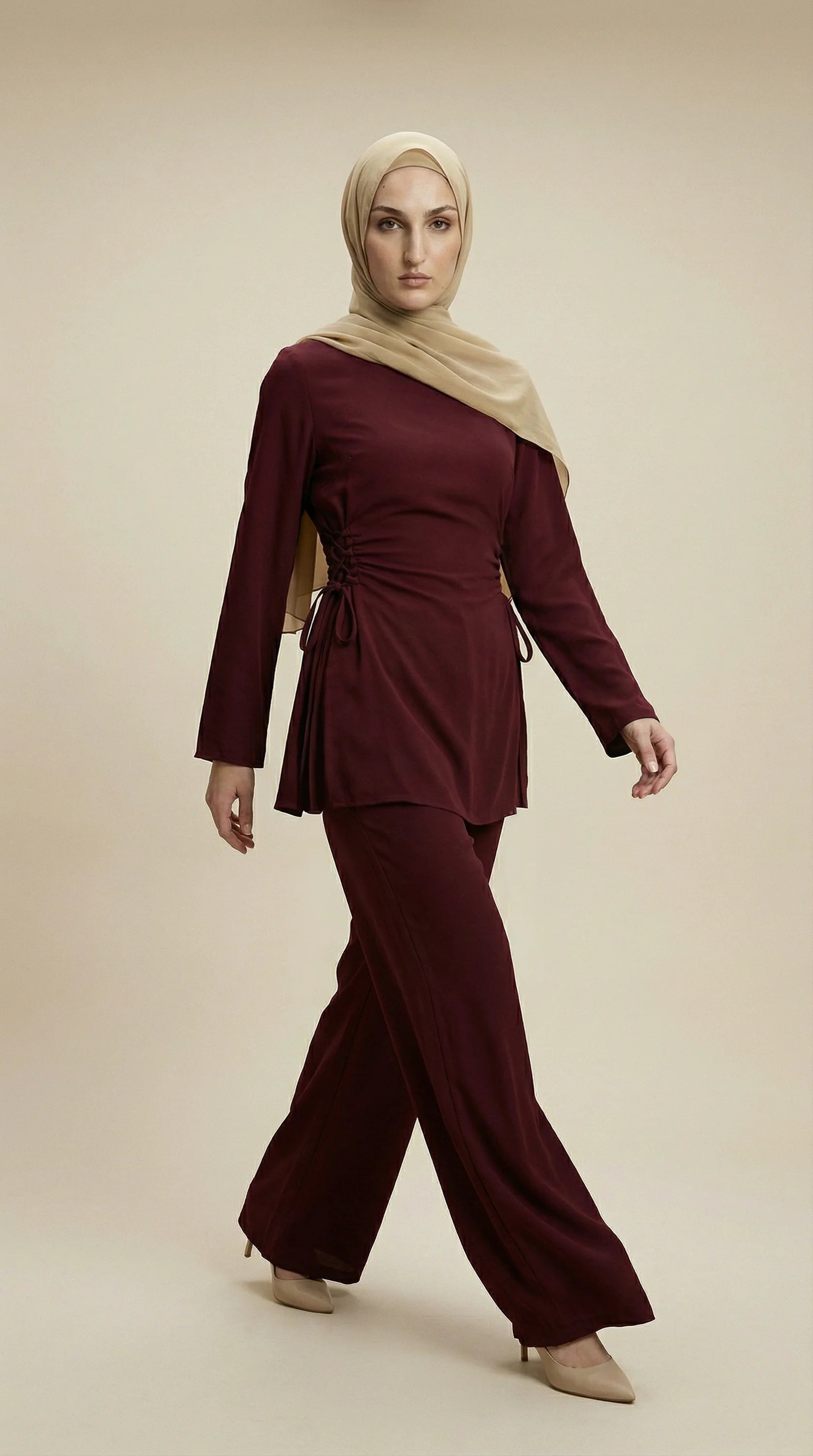 COHERA™ Side-Tie Tunic Set