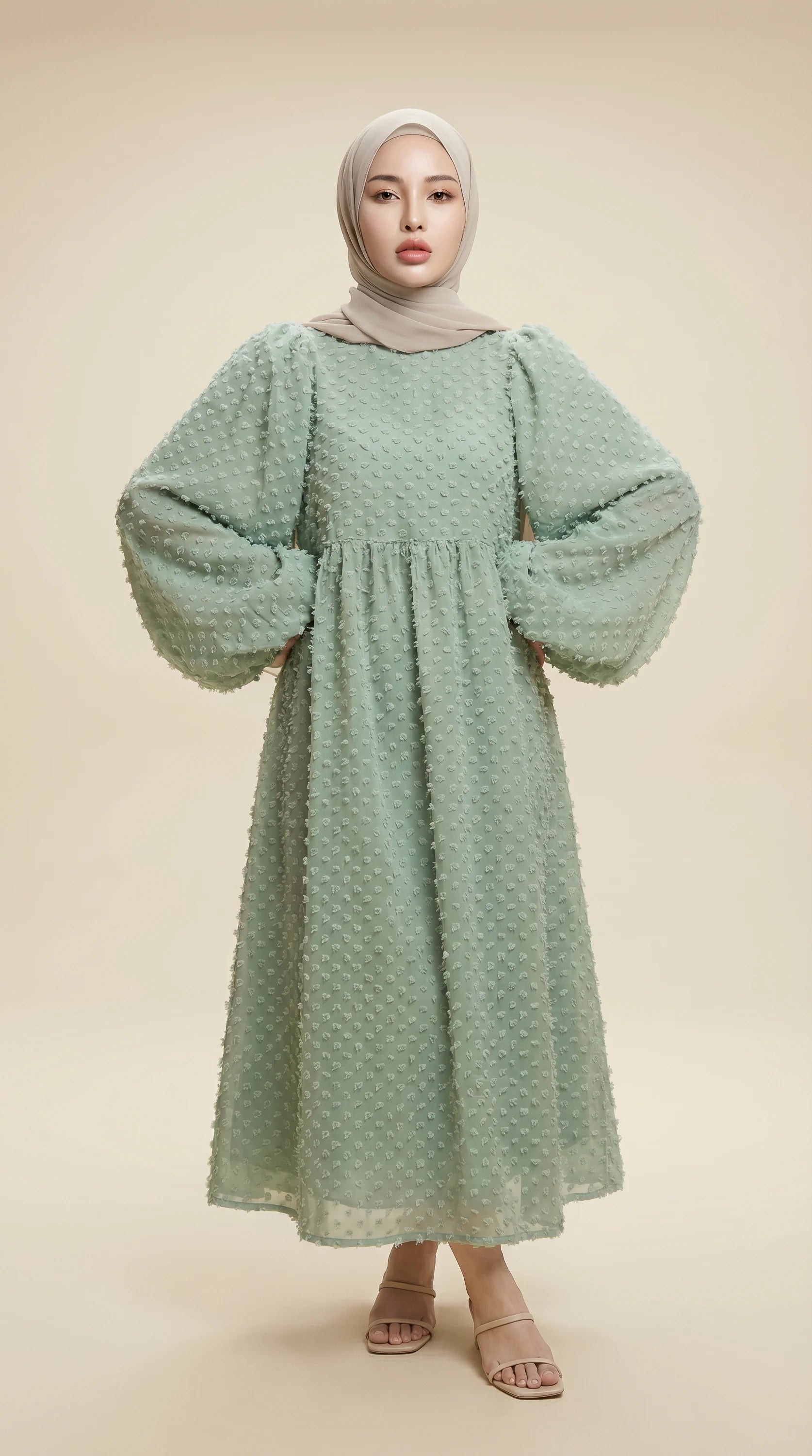 FLOWLINE™ Petalweave Lantern Dress