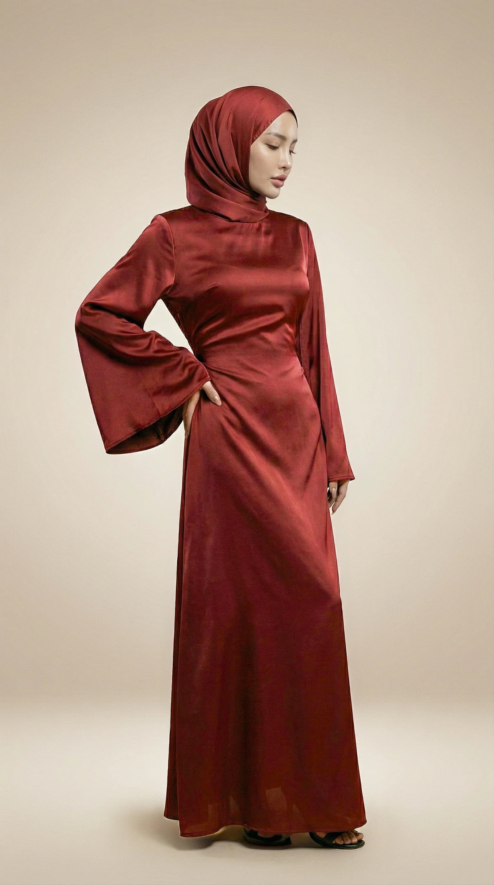 GALA-LUXE™ Cascade Abaya