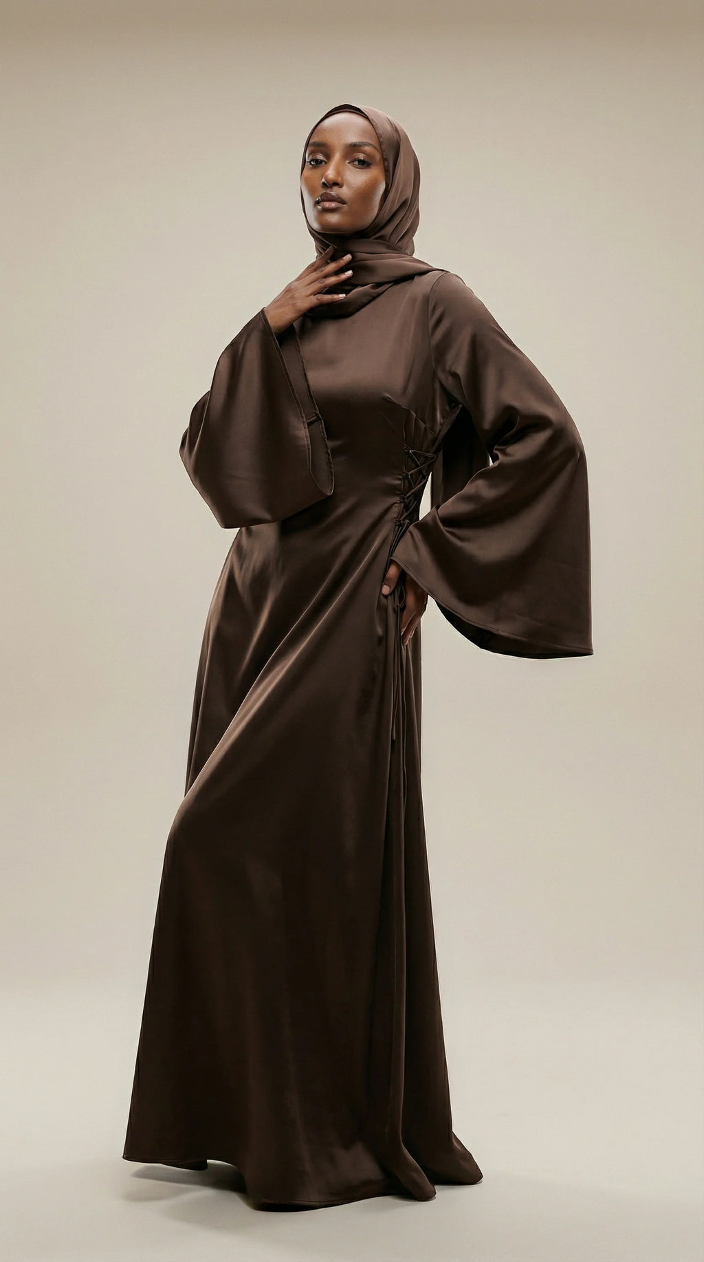GALA-LUXE™ Cascade Abaya