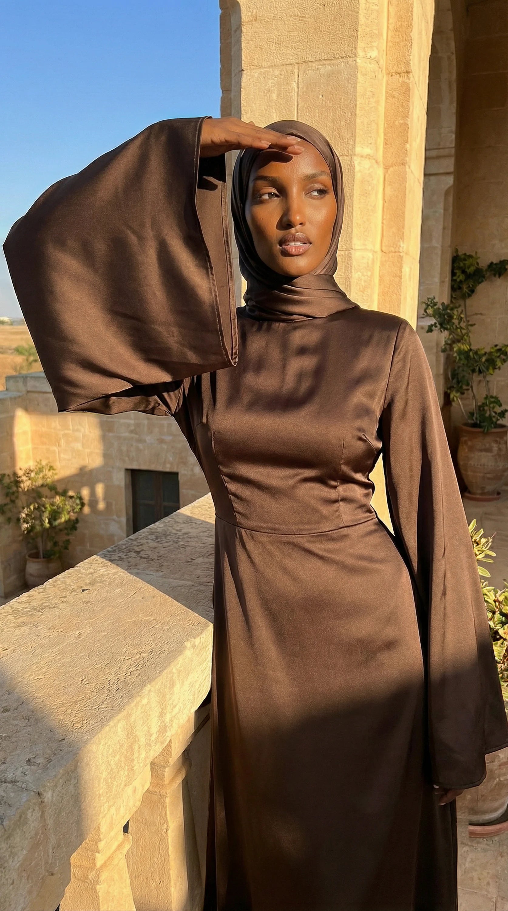 GALA-LUXE™ Cascade Abaya