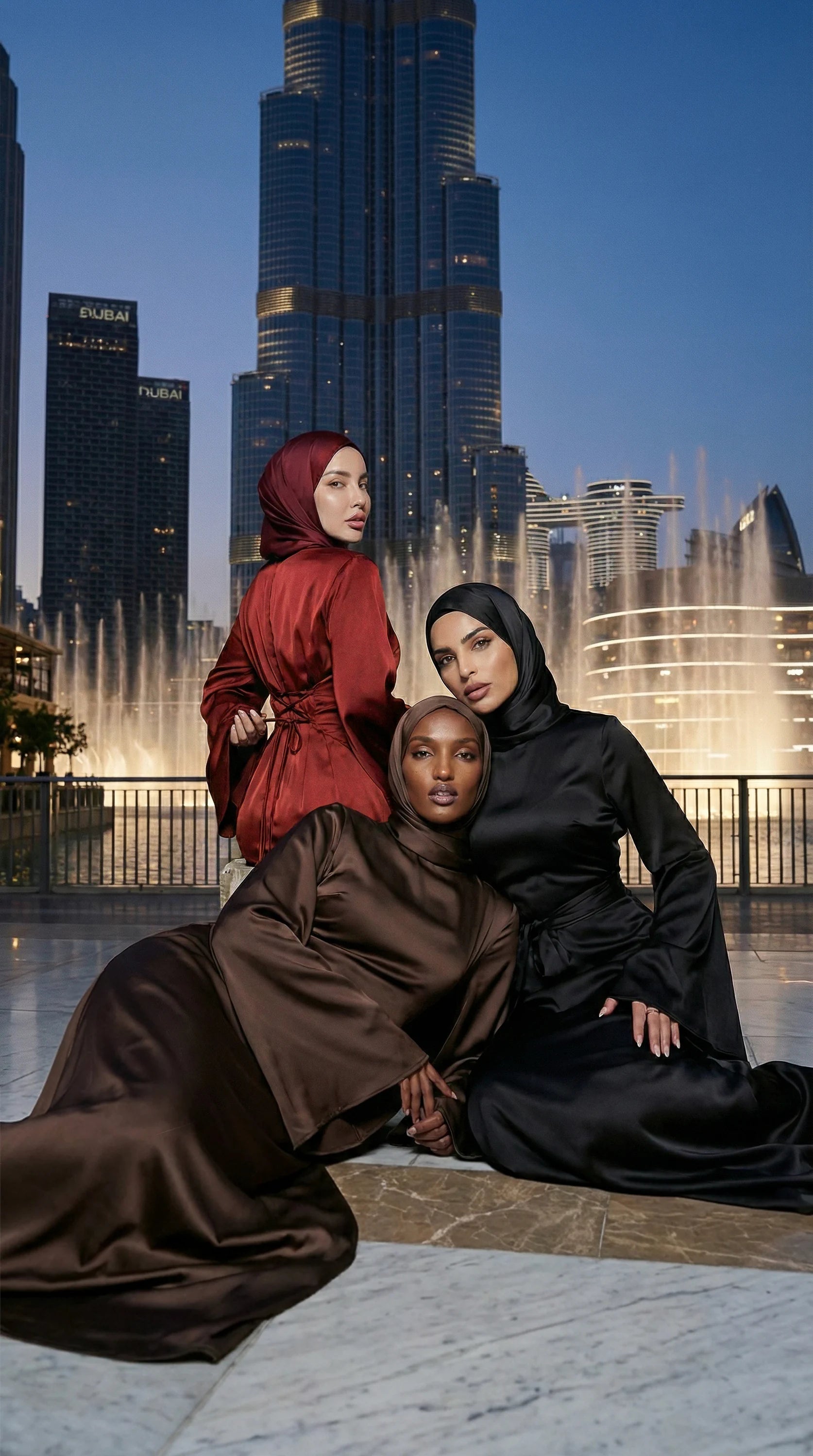 GALA-LUXE™ Cascade Abaya