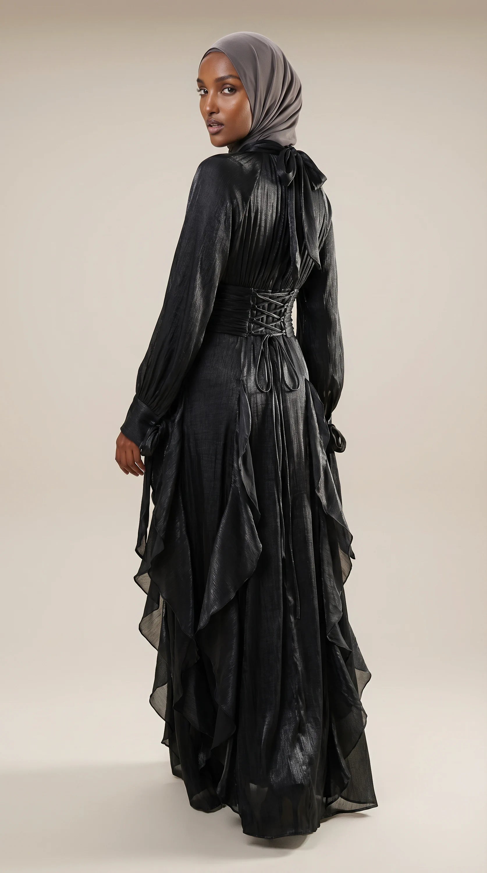 GALA-LUXE™ Cascade Ruffle Dress