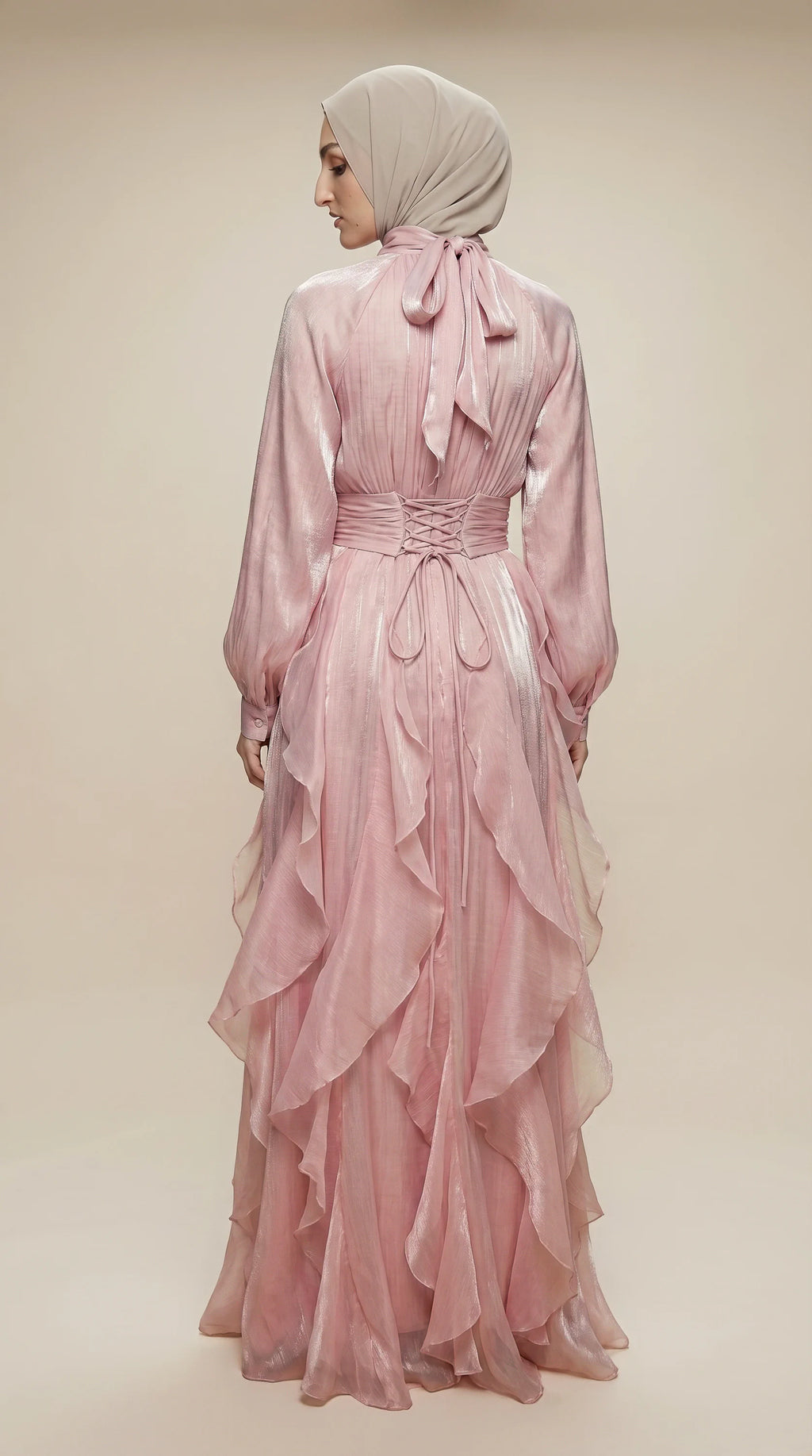 GALA-LUXE™ Cascade Ruffle Dress