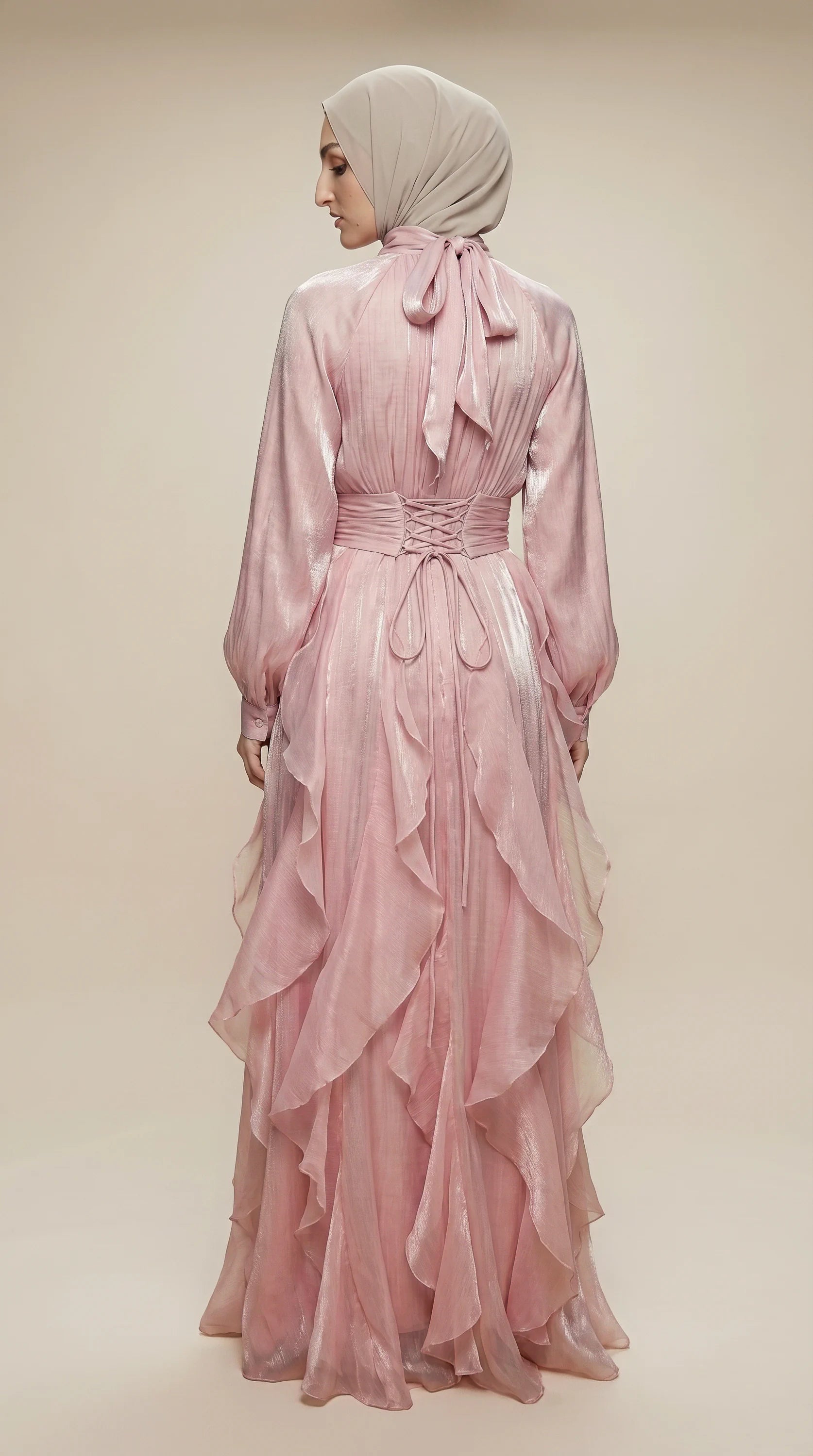 GALA-LUXE™ Cascade Ruffle Dress