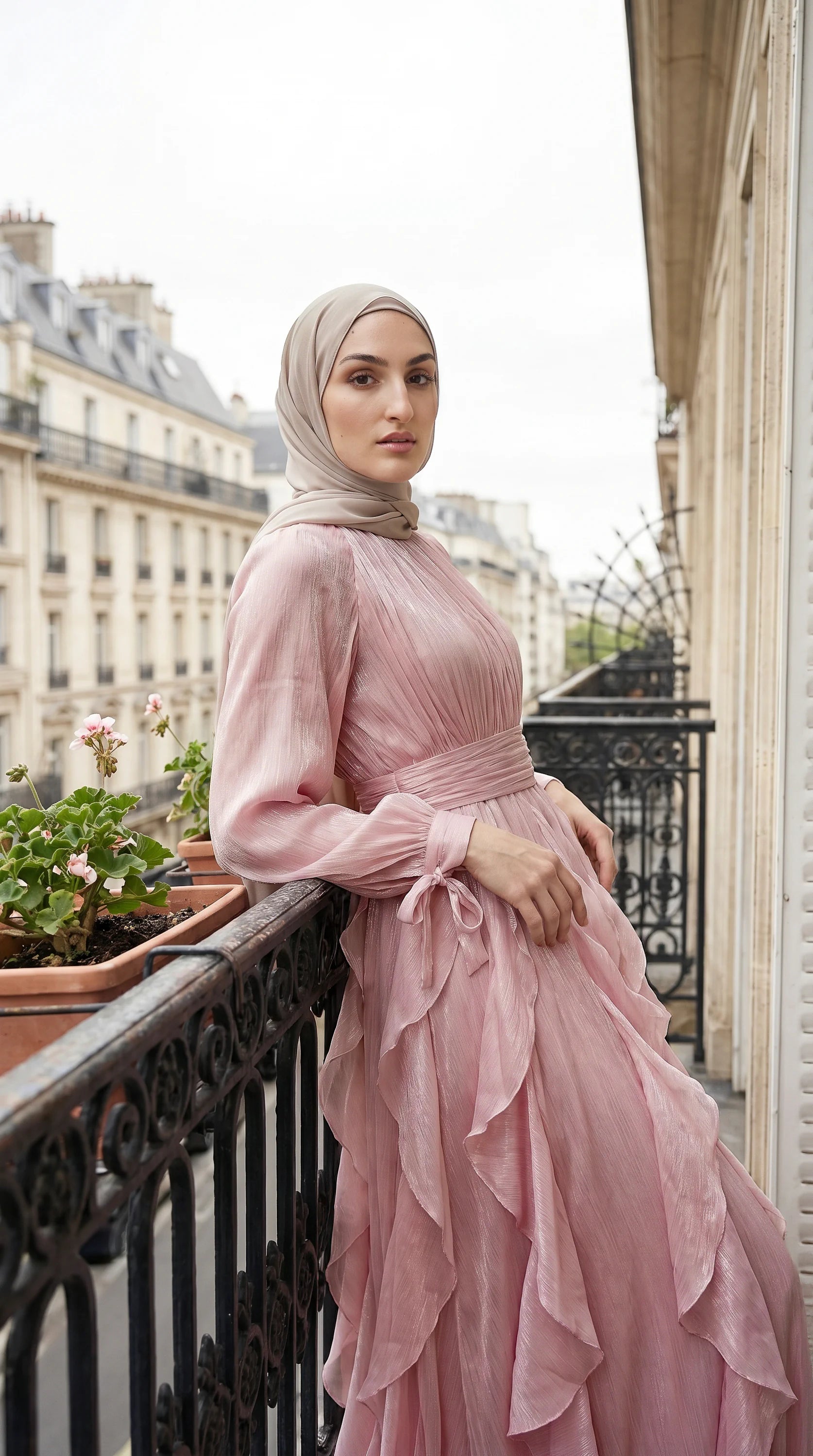 GALA-LUXE™ Cascade Ruffle Dress
