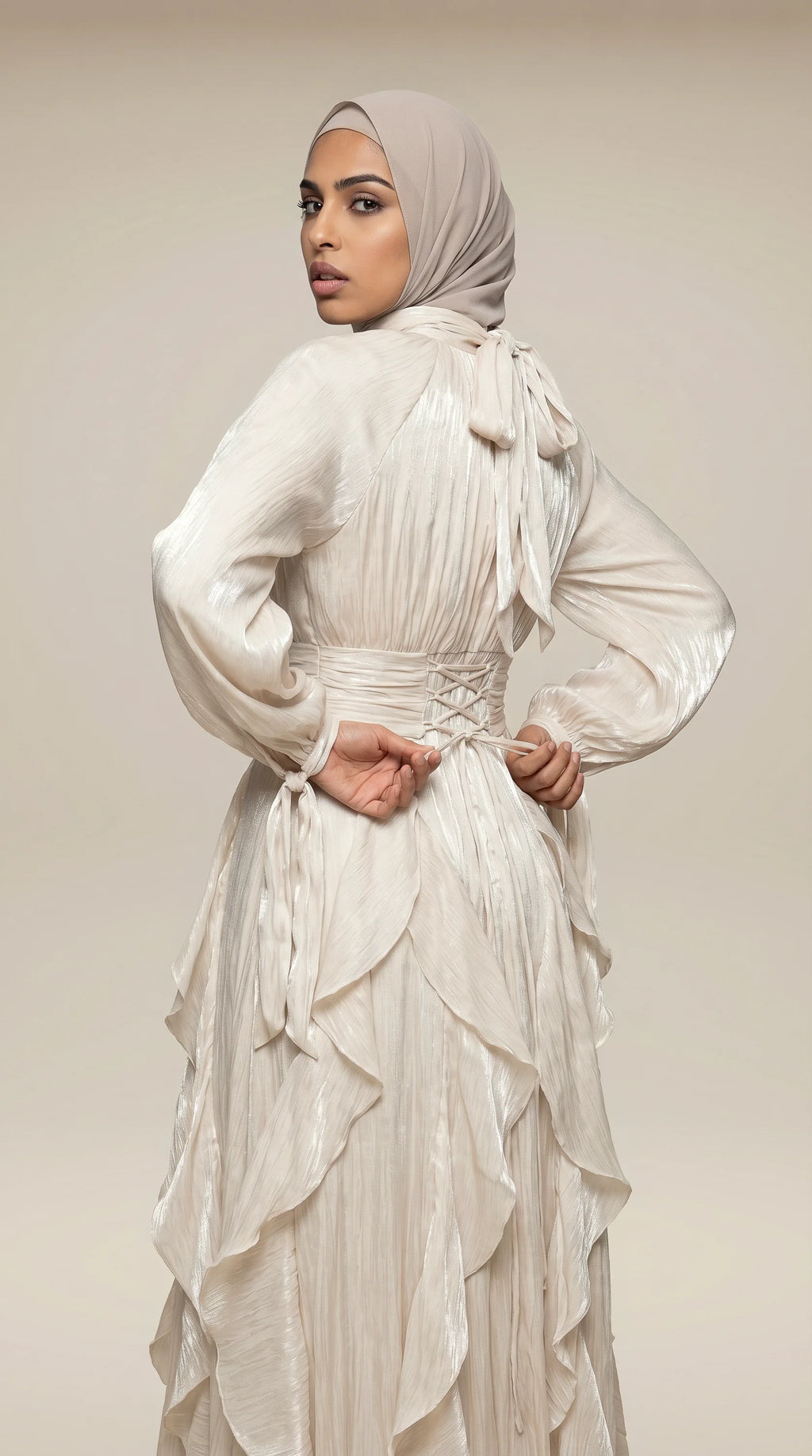 GALA-LUXE™ Cascade Ruffle Dress