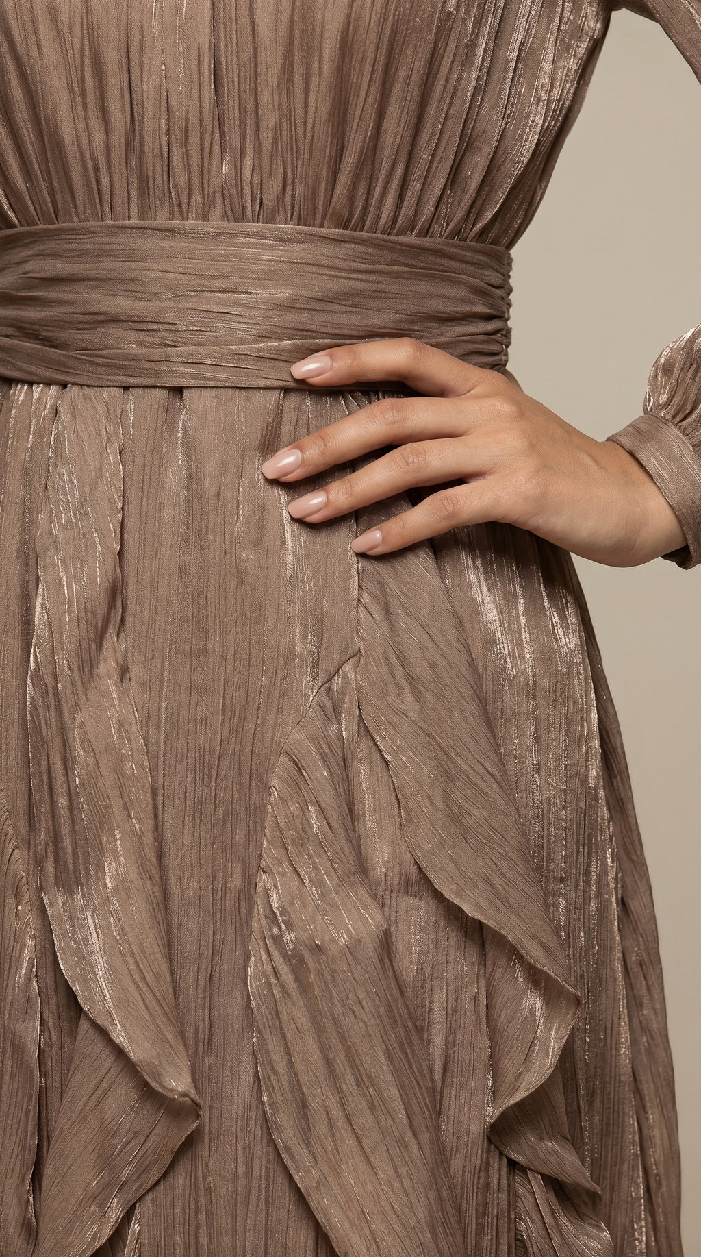 GALA-LUXE™ Cascade Ruffle Dress