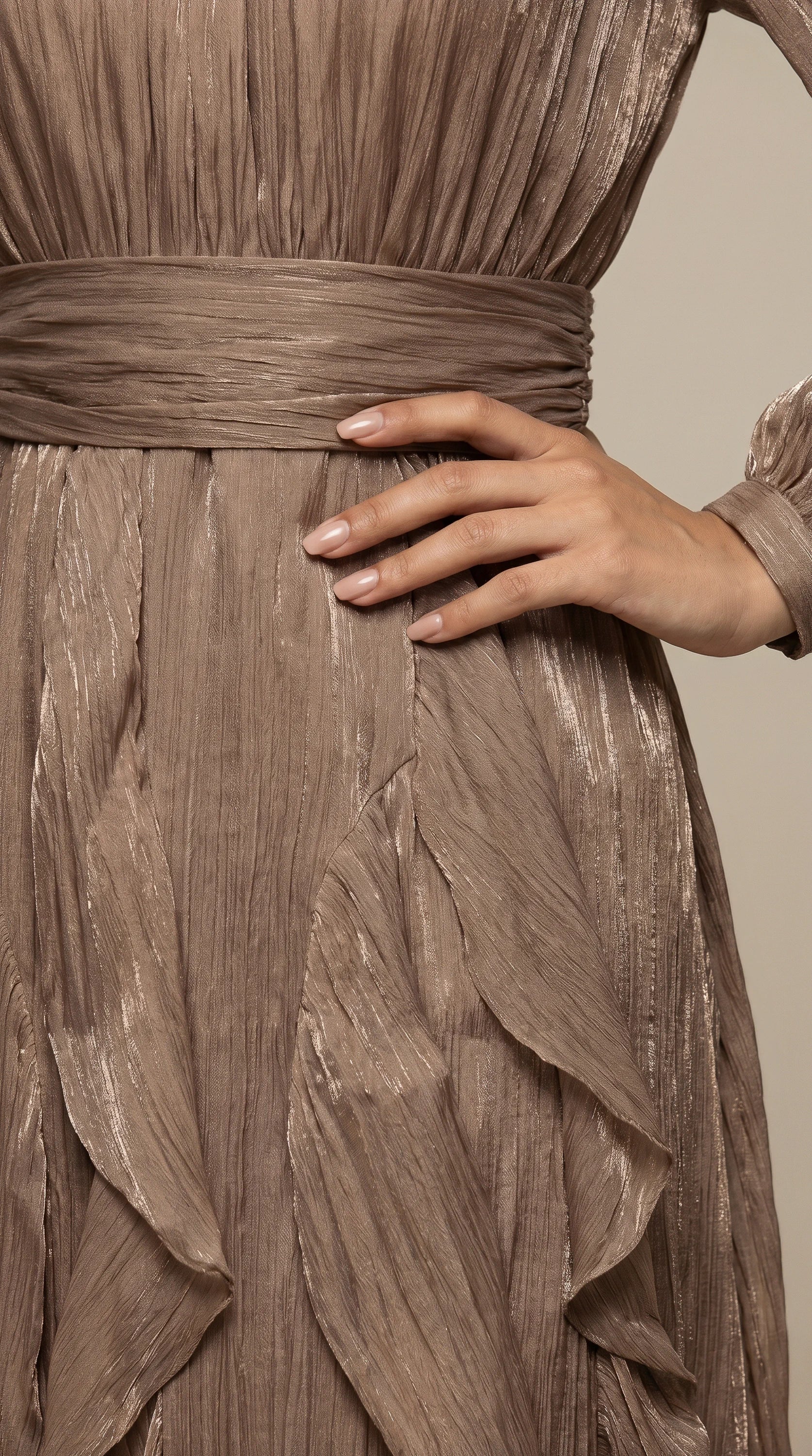 GALA-LUXE™ Cascade Ruffle Dress