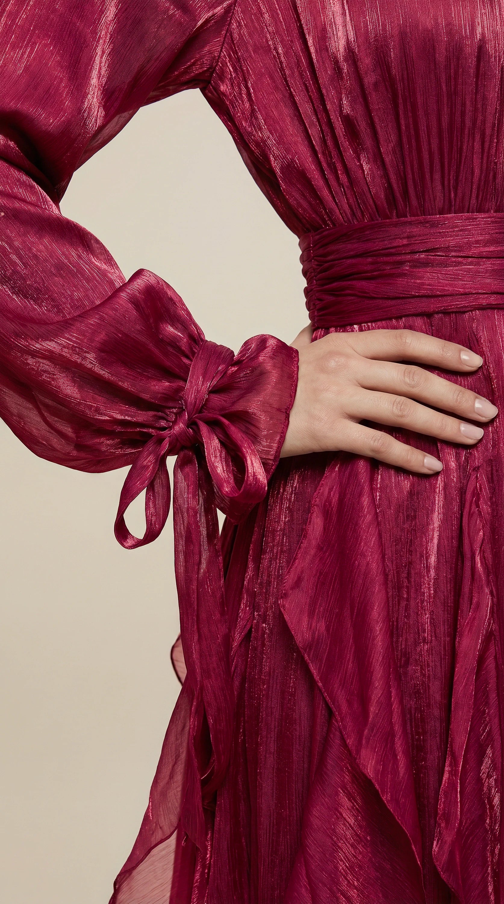 GALA-LUXE™ Cascade Ruffle Dress