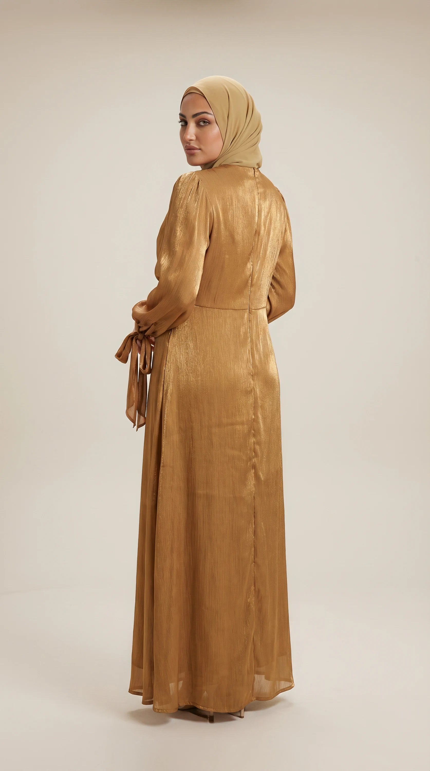 GALA-LUXE™ Draped Lantern Abaya