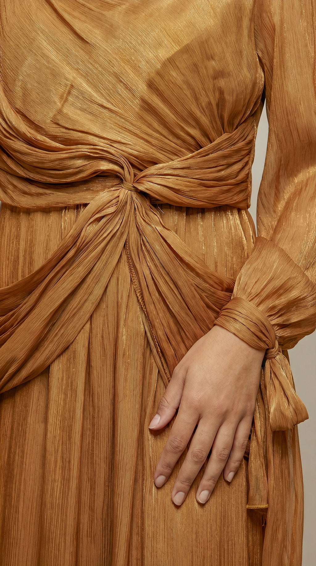 GALA-LUXE™ Draped Lantern Abaya