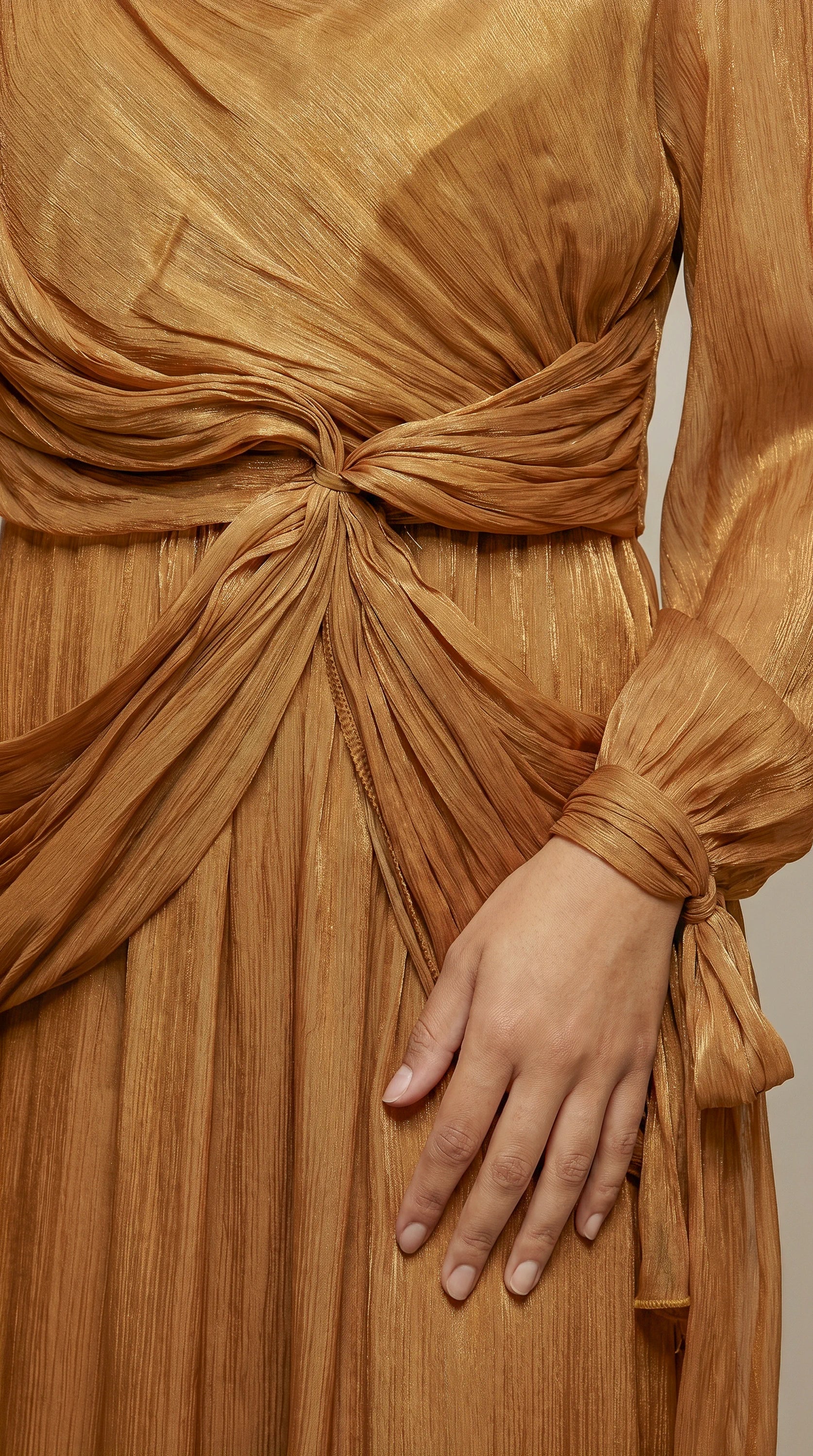 GALA-LUXE™ Draped Lantern Abaya