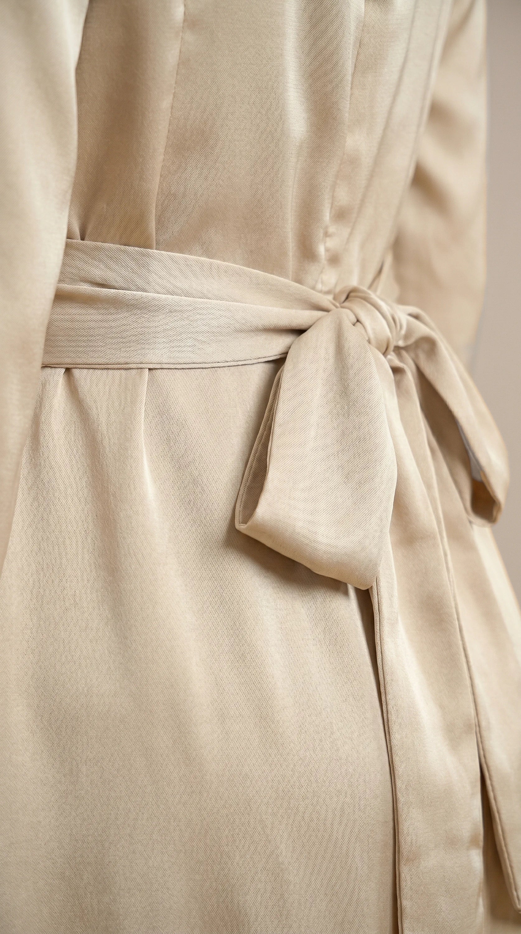 GALA-LUXE™ Satin Cascade Dress