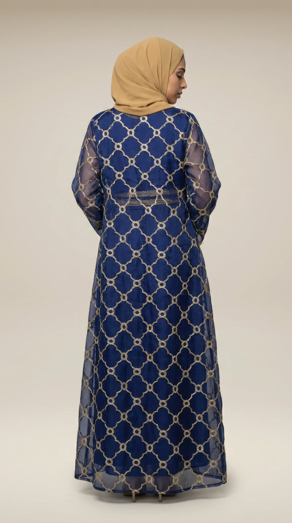 KIMONO-LITE™ Mosaic Trim Abaya Set