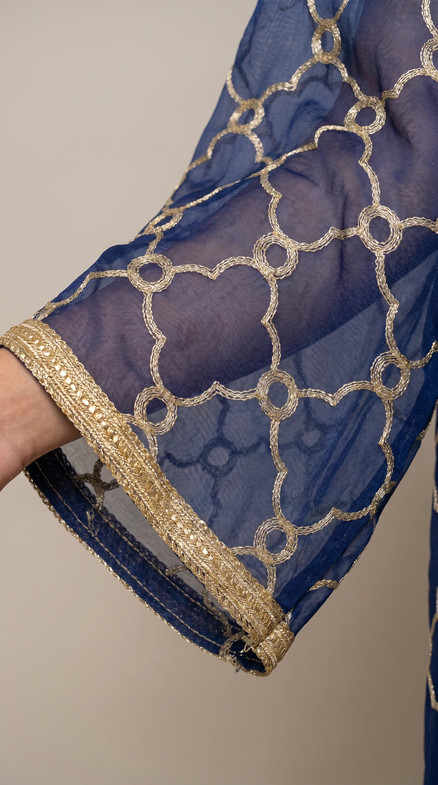 KIMONO-LITE™ Mosaic Trim Abaya Set