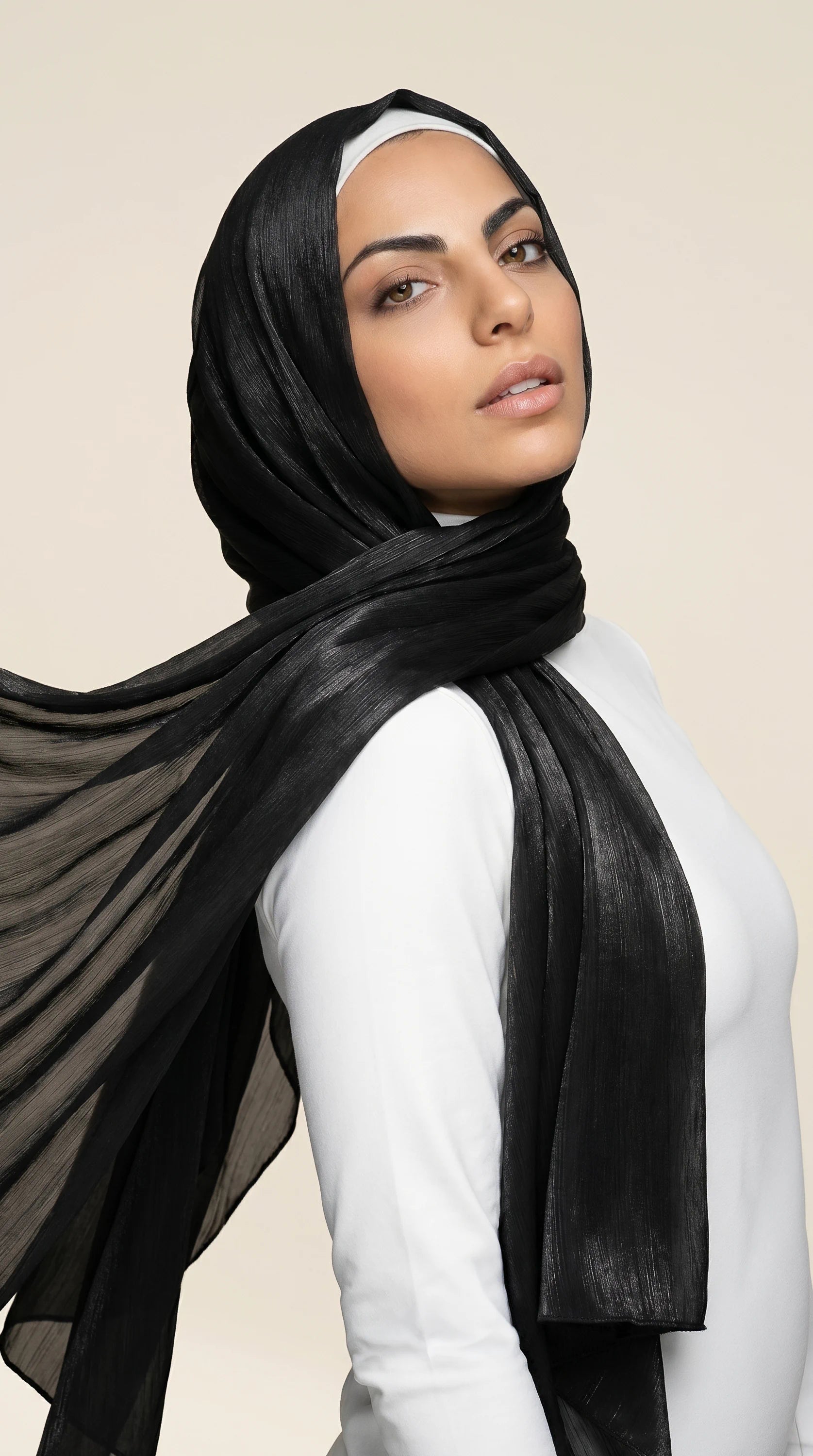 LUSTRESATIN™ Shimmer Chiffon Hijab