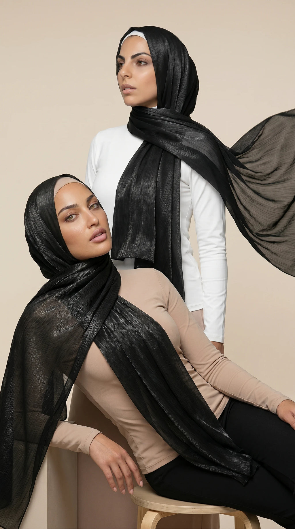 LUSTRESATIN™ Shimmer Chiffon Hijab