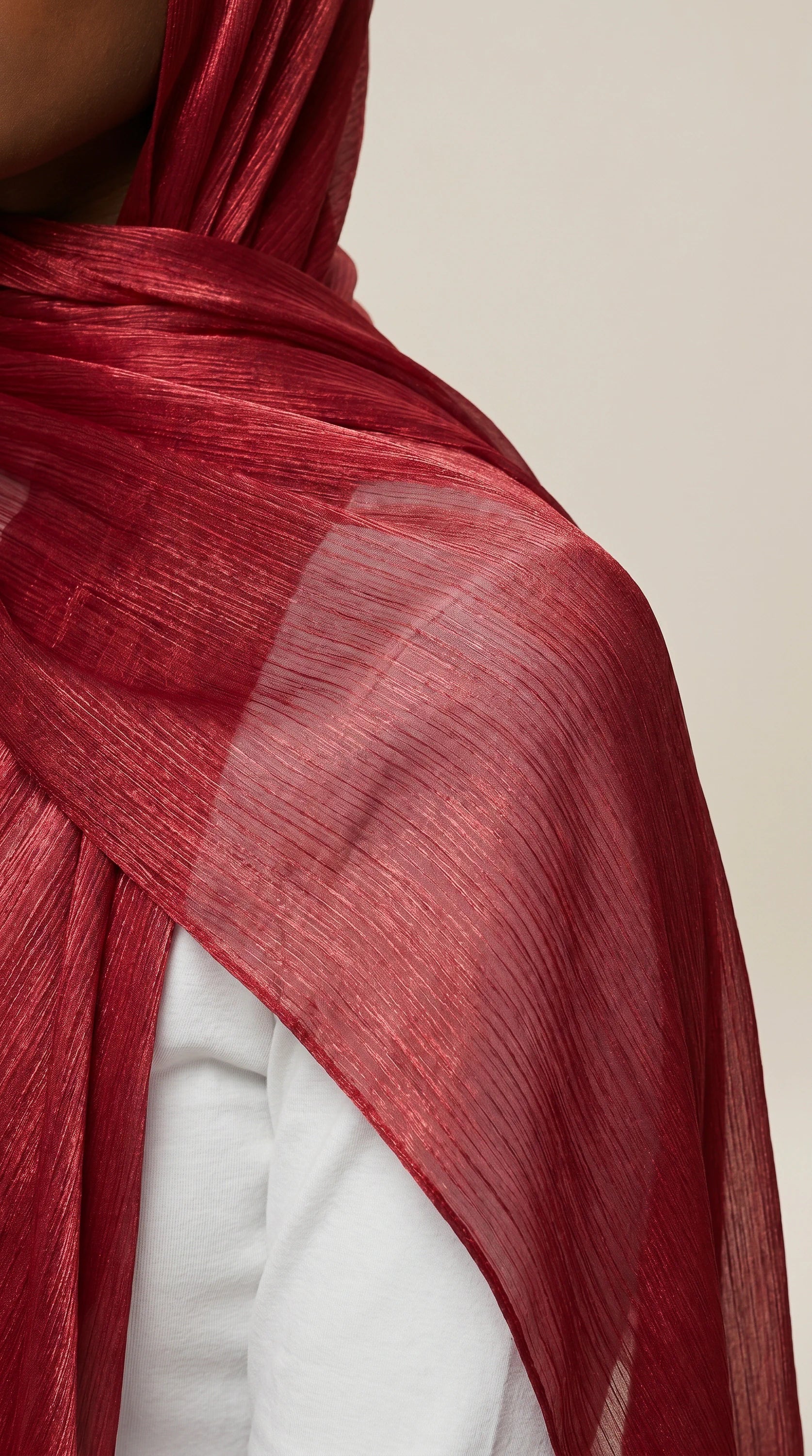 LUSTRESATIN™ Shimmer Chiffon Hijab