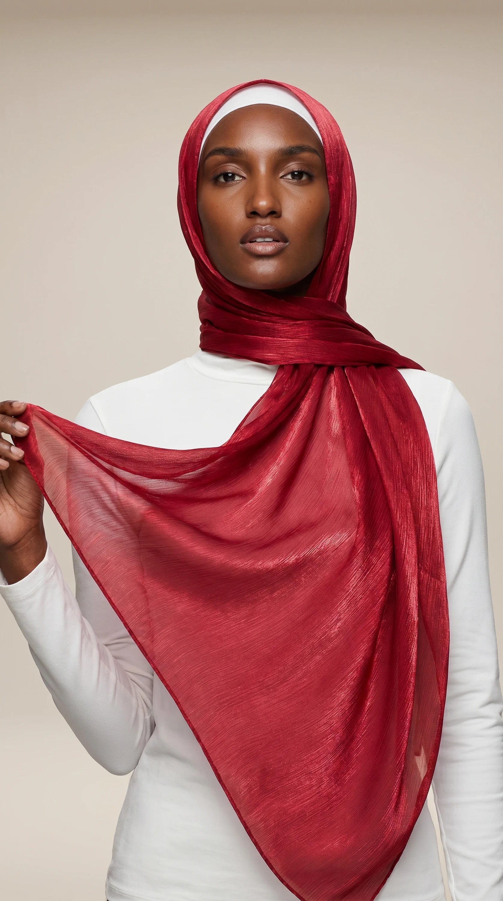 LUSTRESATIN™ Shimmer Chiffon Hijab