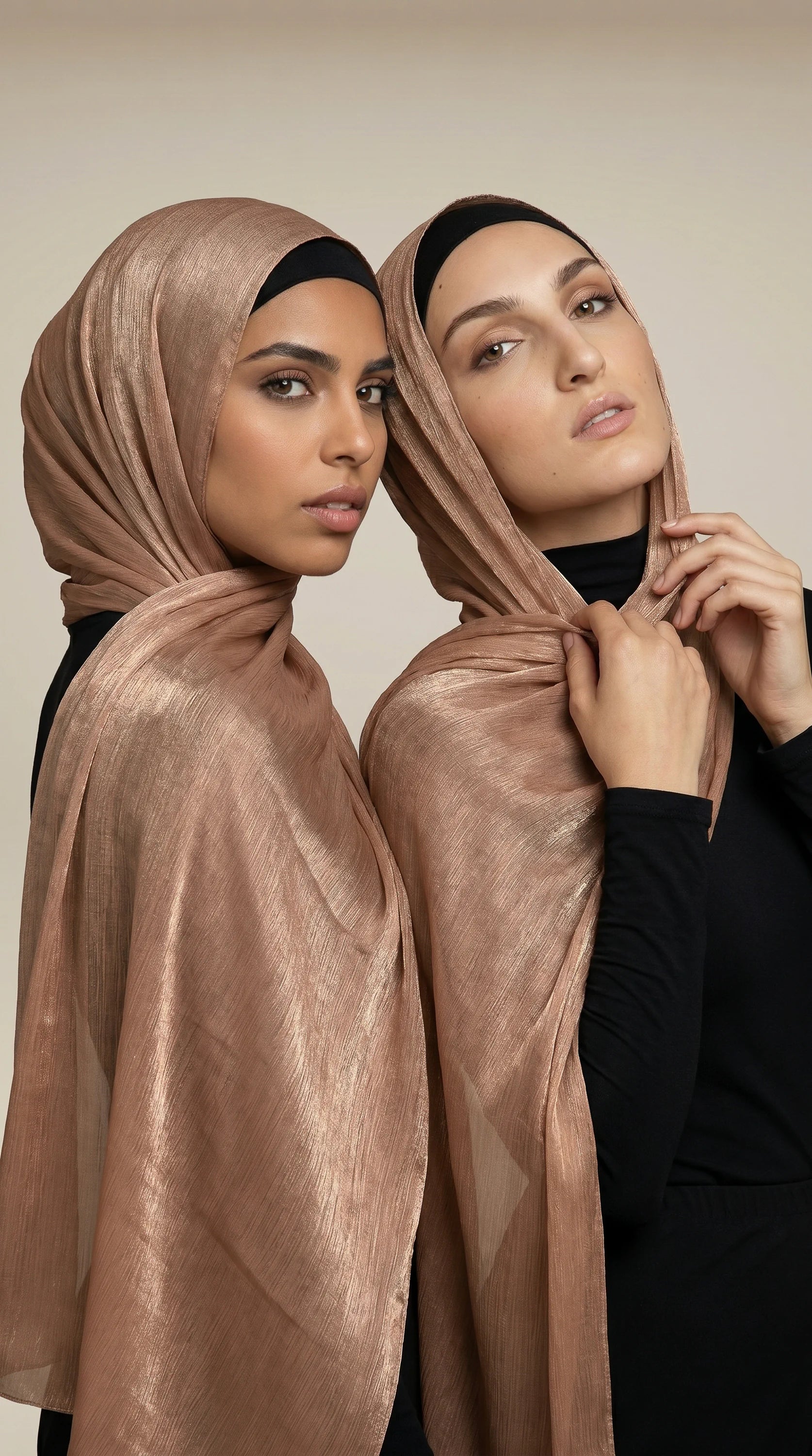 LUSTRESATIN™ Shimmer Chiffon Hijab