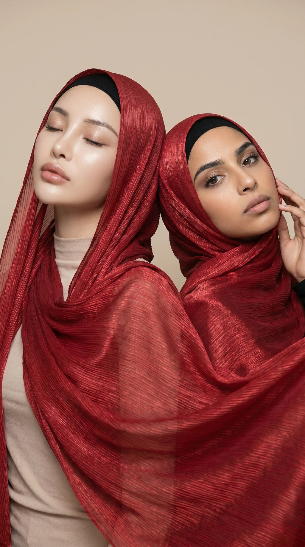 LUSTRESATIN™ Shimmer Chiffon Hijab