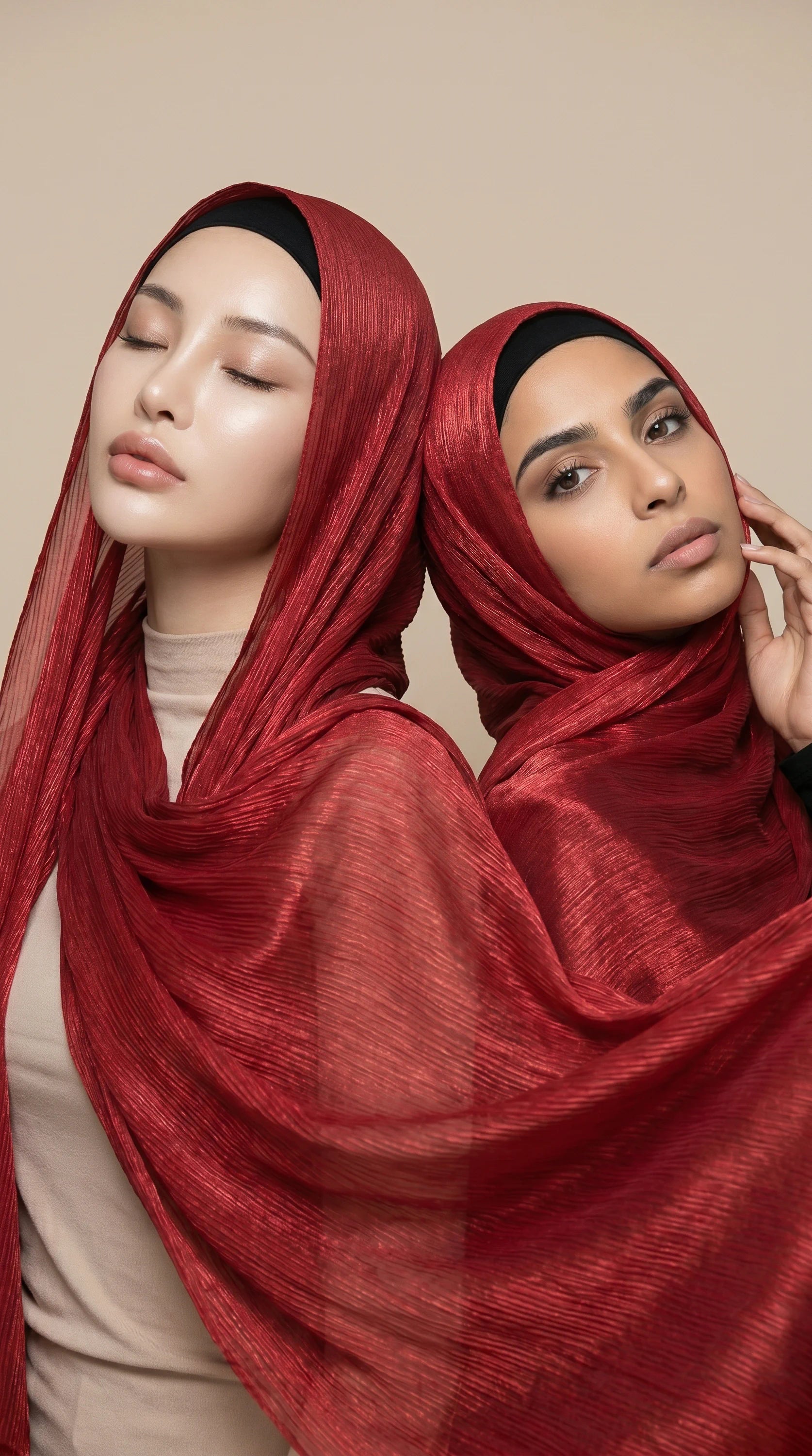 LUSTRESATIN™ Shimmer Chiffon Hijab