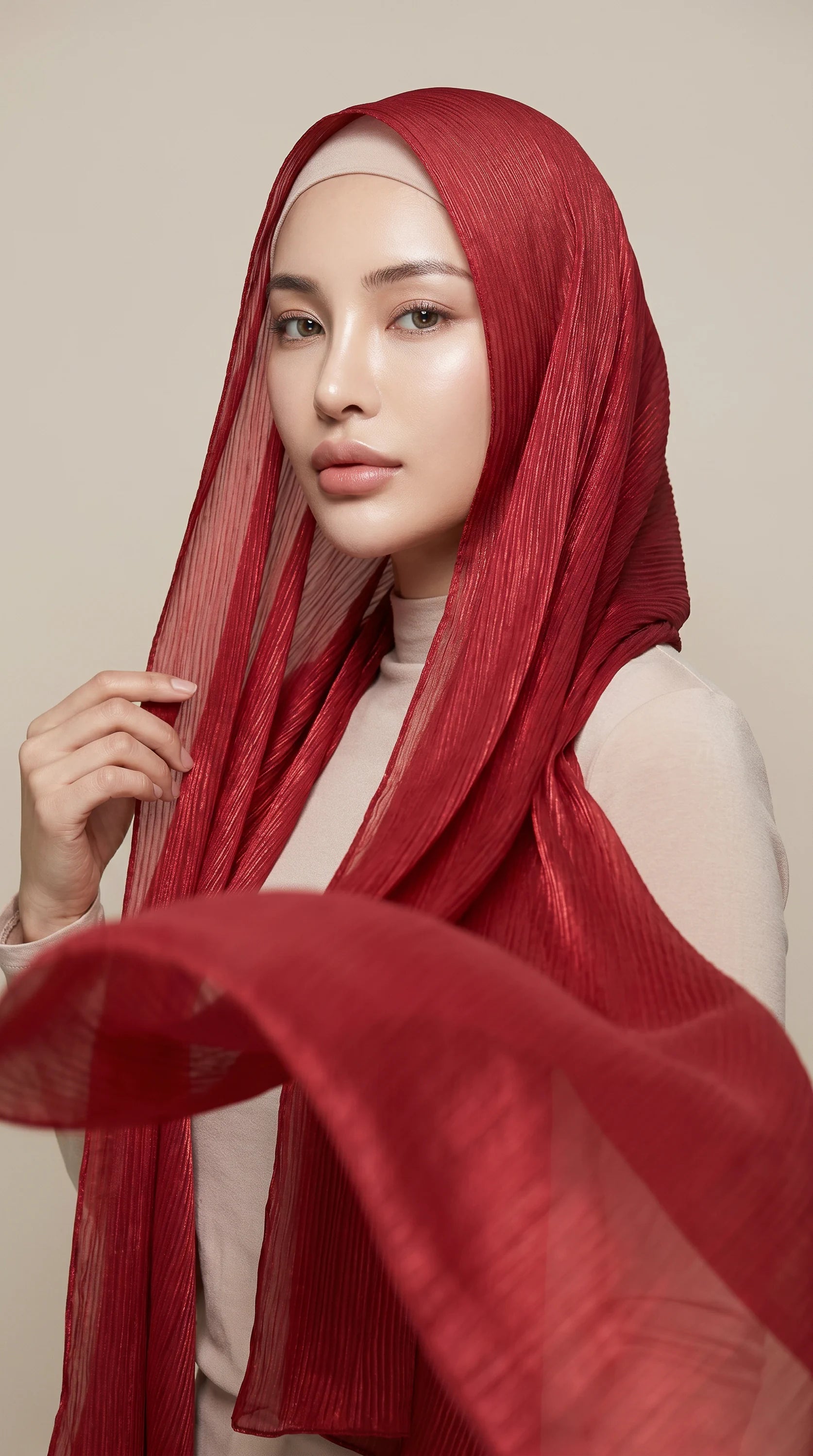 LUSTRESATIN™ Shimmer Chiffon Hijab