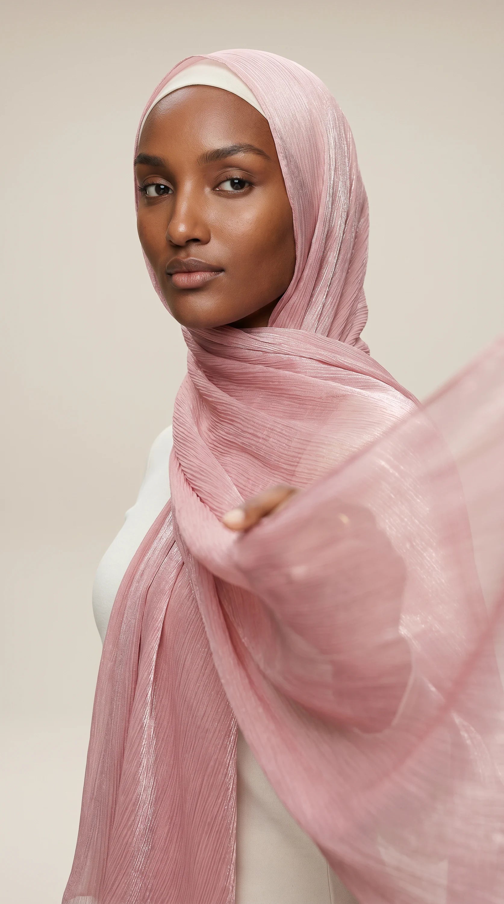 LUSTRESATIN™ Shimmer Chiffon Hijab