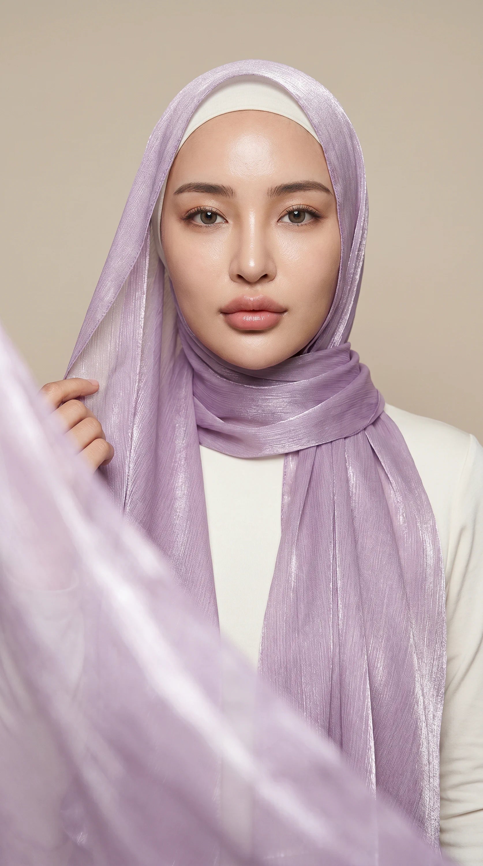 LUSTRESATIN™ Shimmer Chiffon Hijab