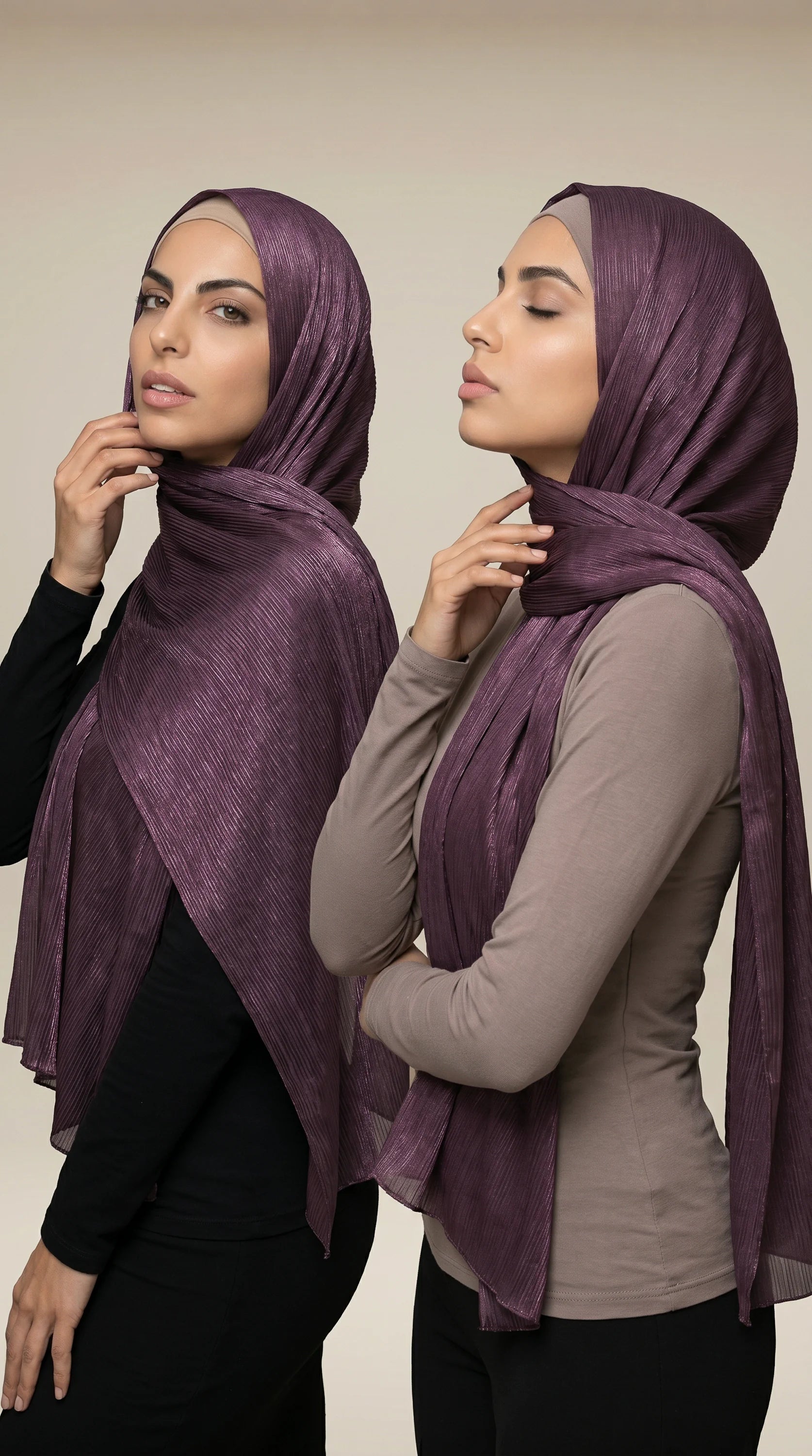 LUSTRESATIN™ Shimmer Chiffon Hijab