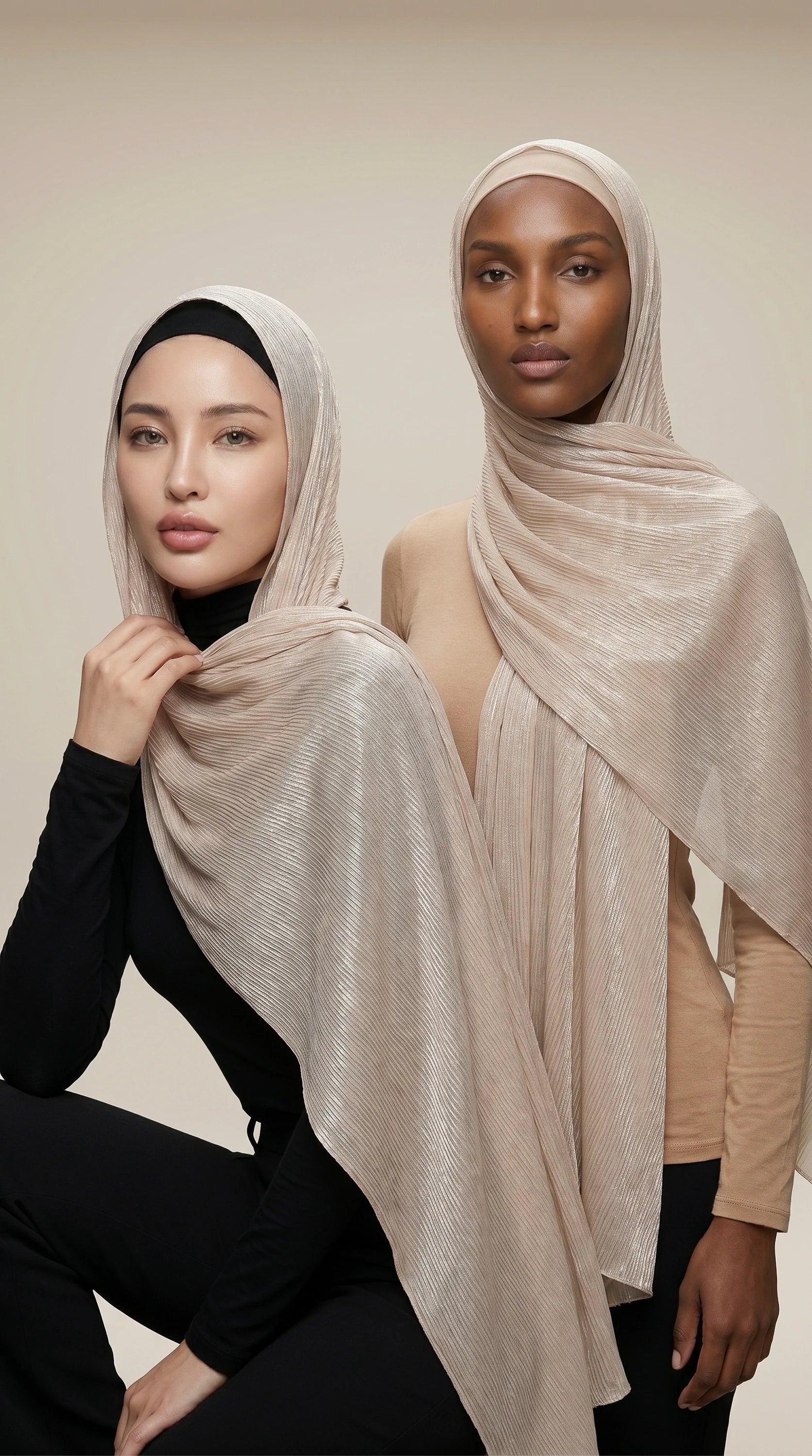 LUSTRESATIN™ Shimmer Chiffon Hijab