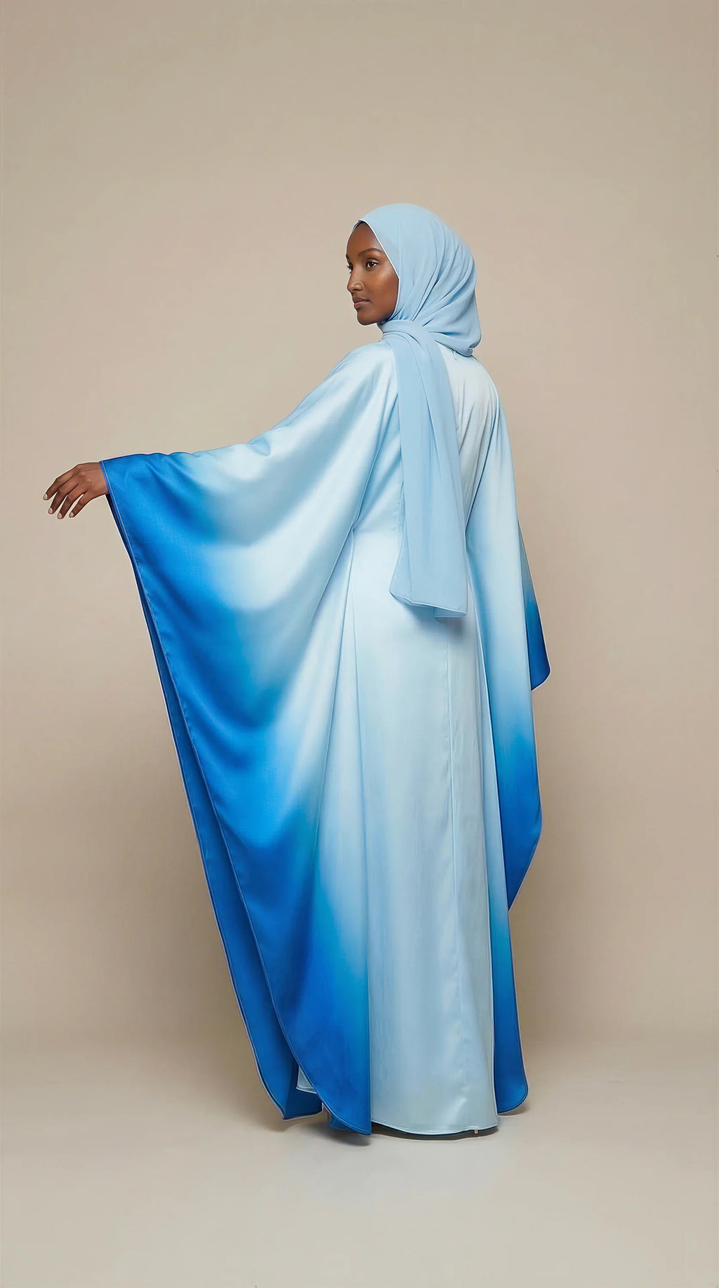 GALA-LUXE™ Ombre Butterfly Abaya