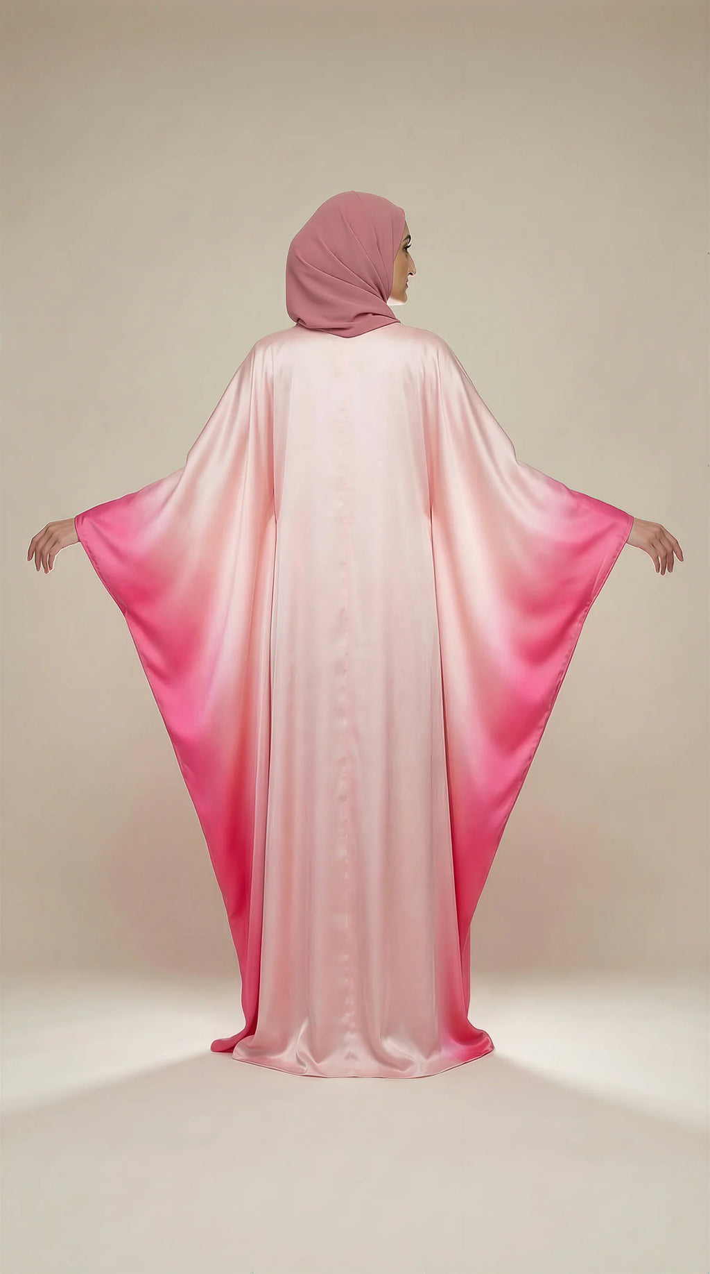 GALA-LUXE™ Ombre Butterfly Abaya