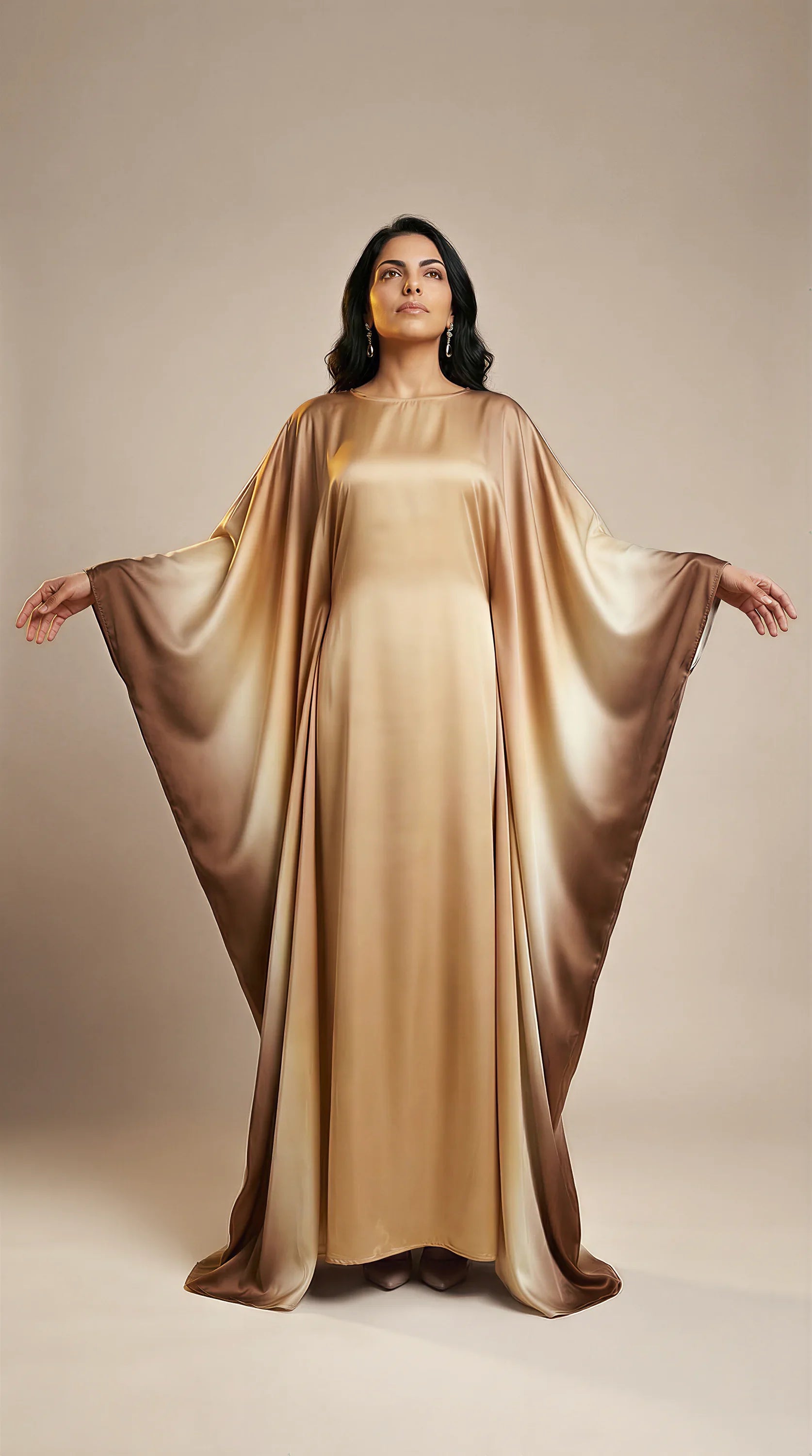 GALA-LUXE™ Ombre Butterfly Abaya