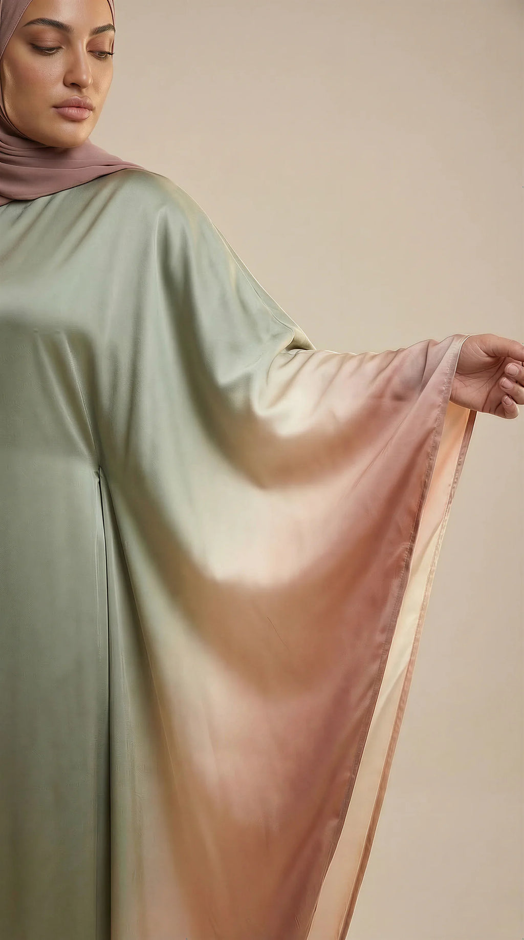 GALA-LUXE™ Ombre Butterfly Abaya