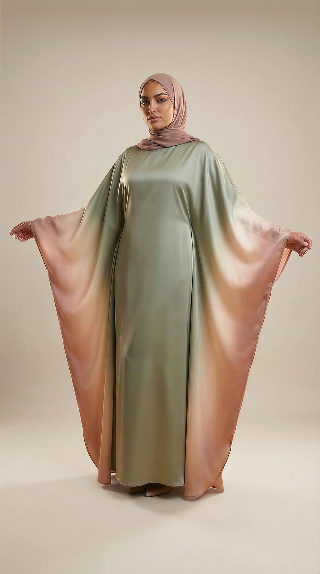 GALA-LUXE™ Ombre Butterfly Abaya