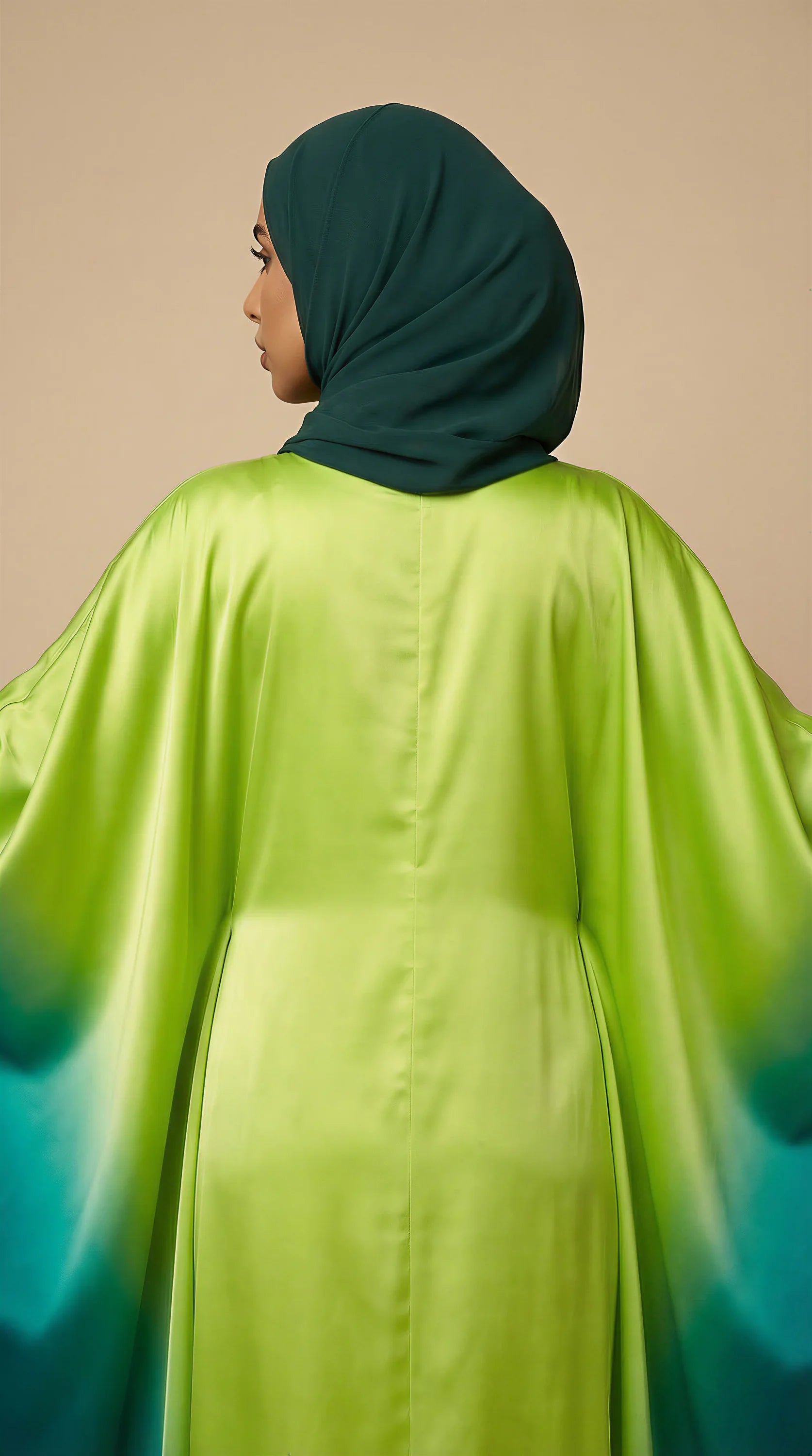 GALA-LUXE™ Ombre Butterfly Abaya